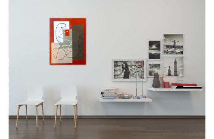 Fan of Red? This Abstract Art Is For You! - Ideelart