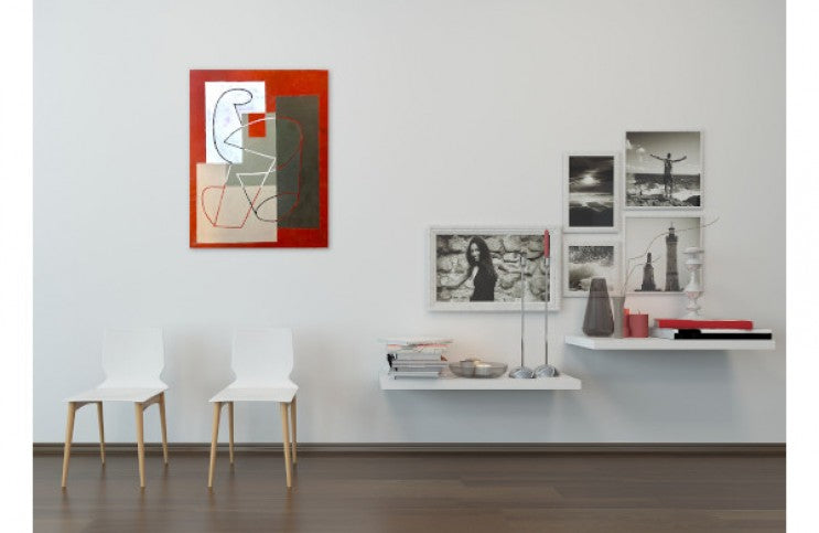 Fan of Red? This Abstract Art Is For You!