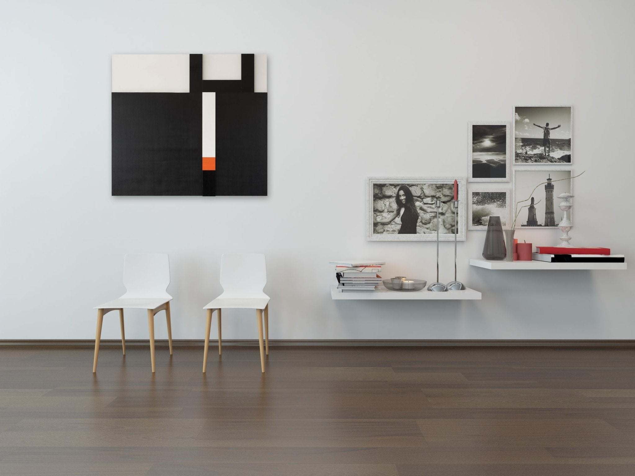 Anywhere Now 19.15 - Tilman - Abstract Painting - Ideelart