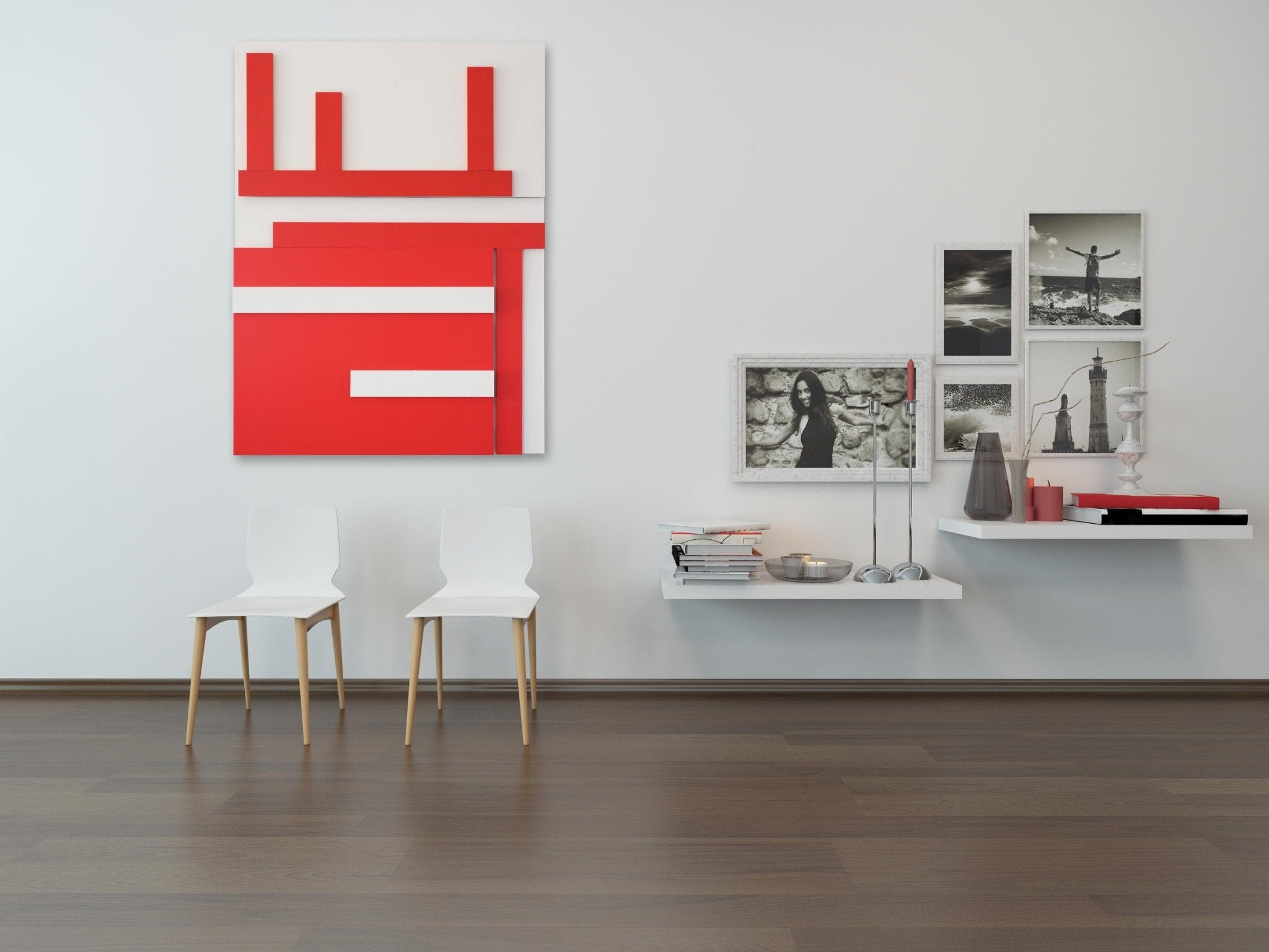 14.16 (In the Cities) - Tilman - Abstract Painting - Ideelart