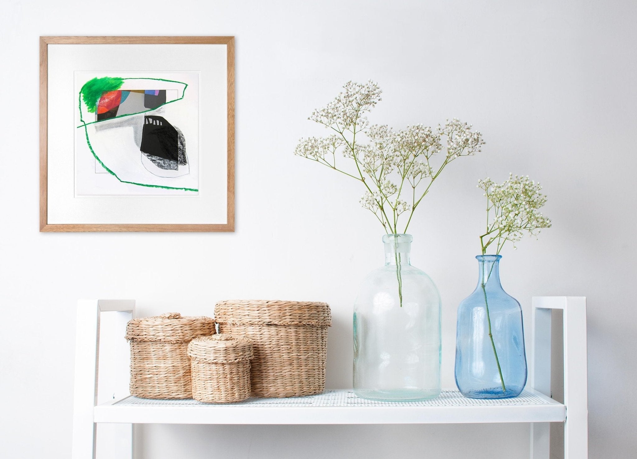 Boston pebble 21 - Susan Cantrick - Abstract Mixed Media - Ideelart