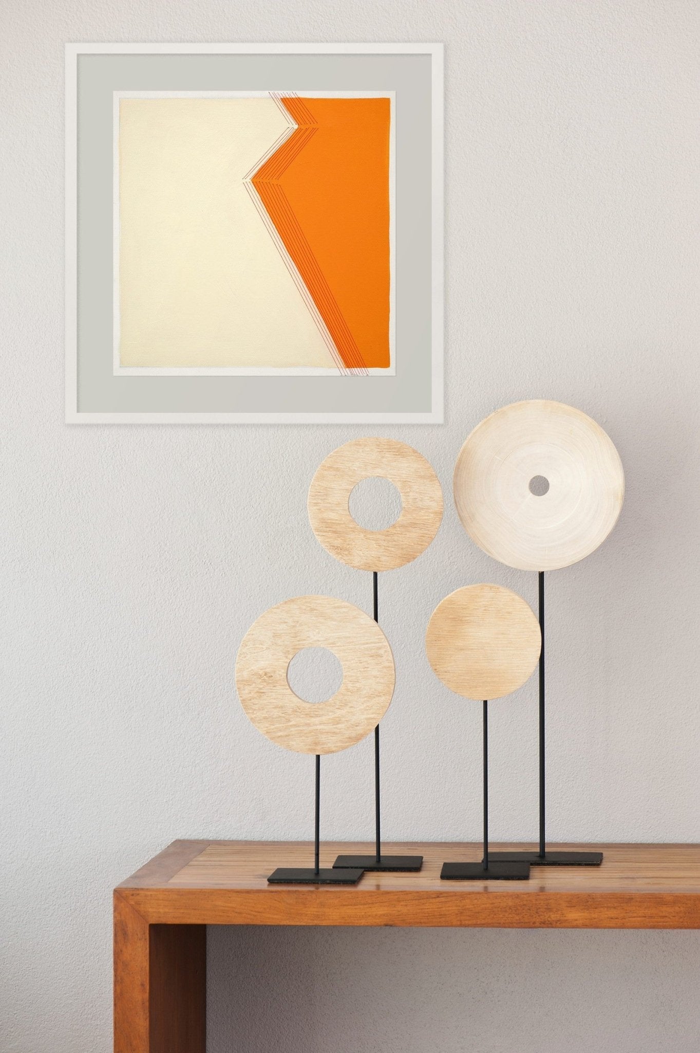 Bend 19 - Holly Miller - Abstract Painting - Ideelart