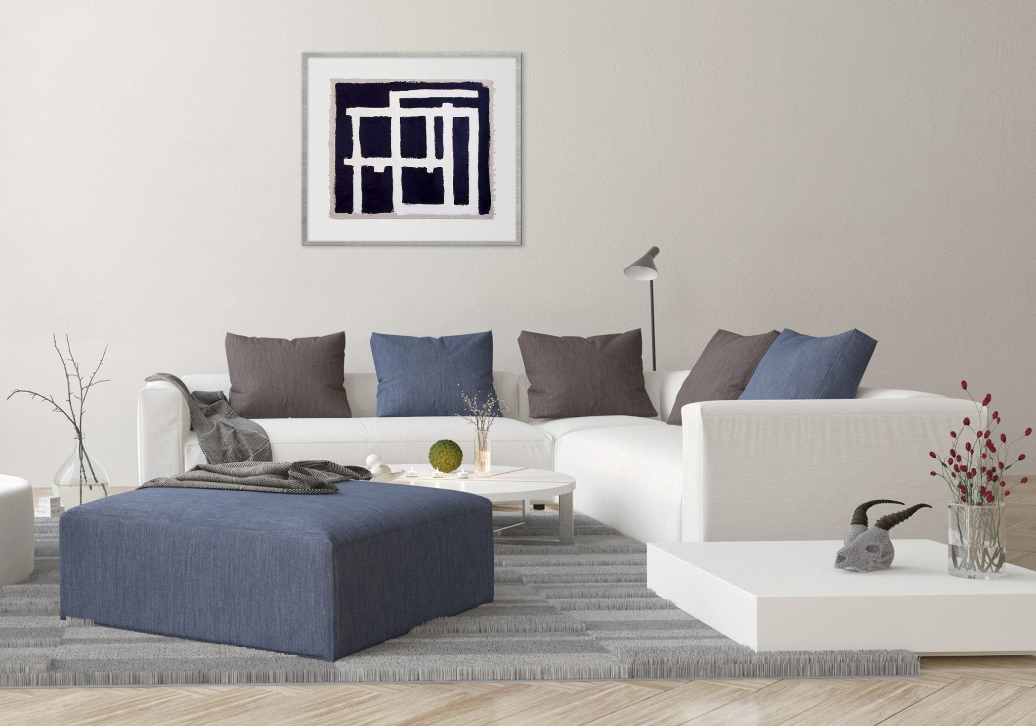 Line and Structure 11 - Dana Gordon - Abstract Painting - Ideelart