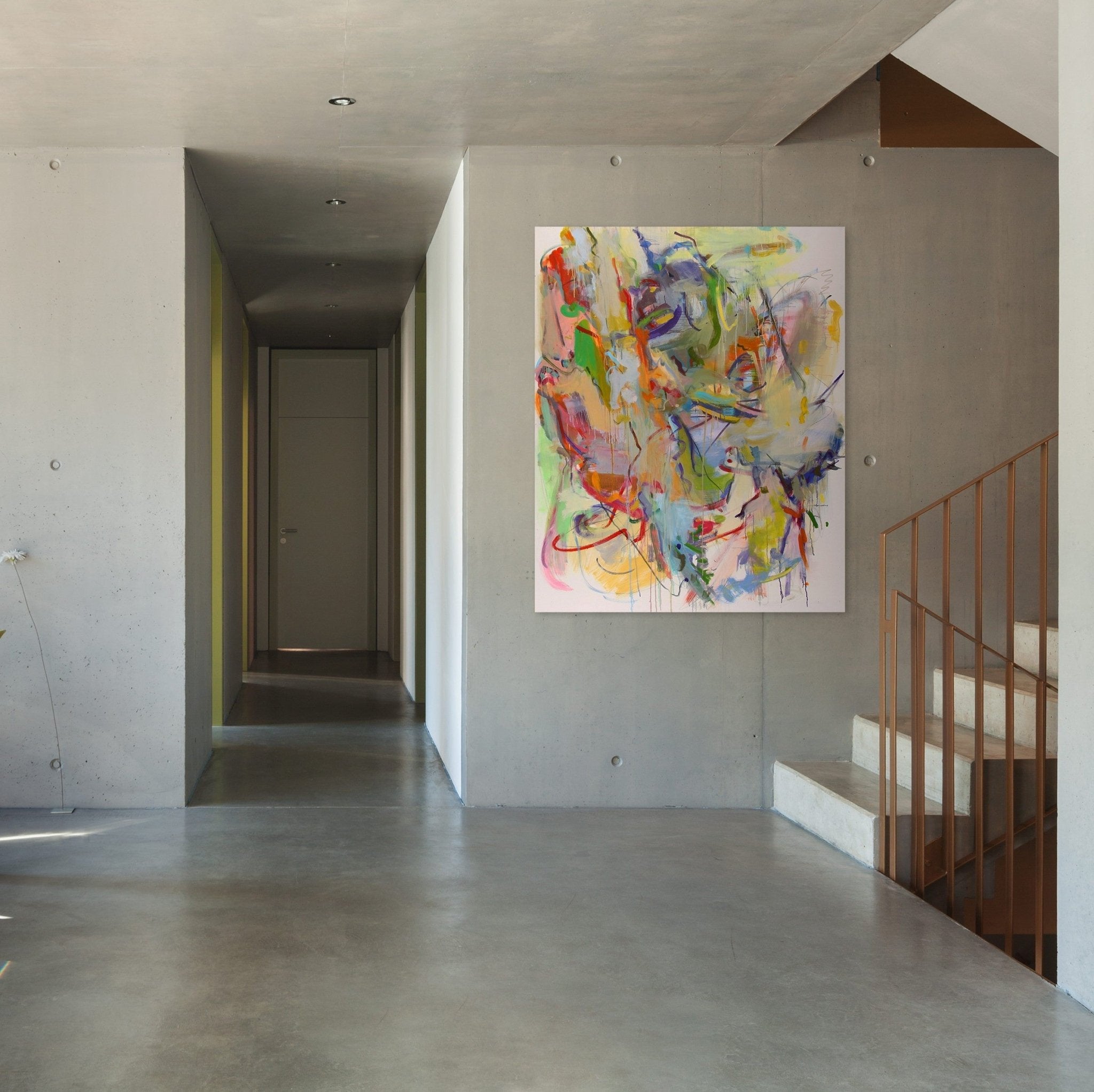 Restraint - Gina Werfel - Abstract Painting - Ideelart