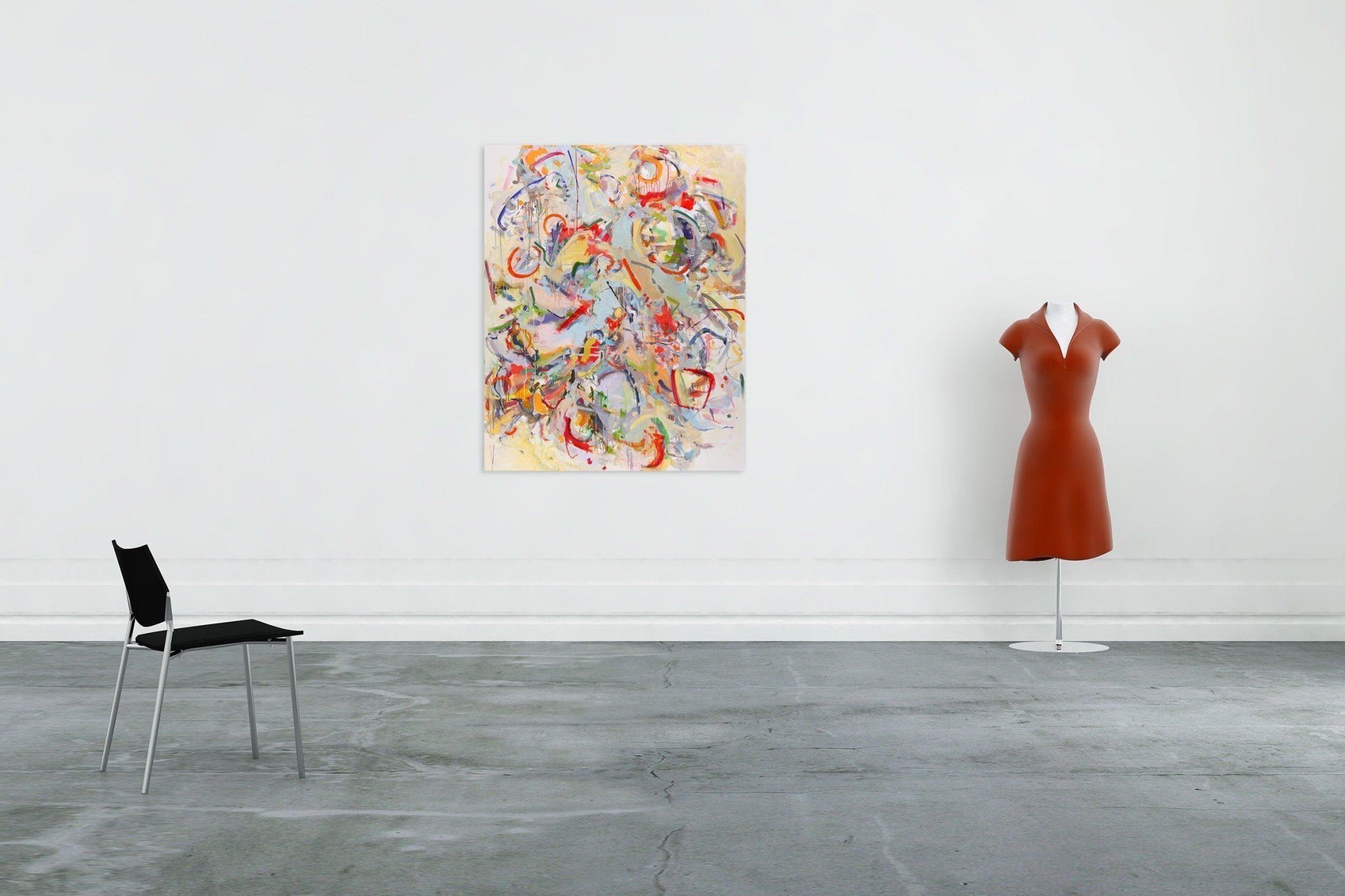 Tumble - Gina Werfel - Abstract Painting - Ideelart