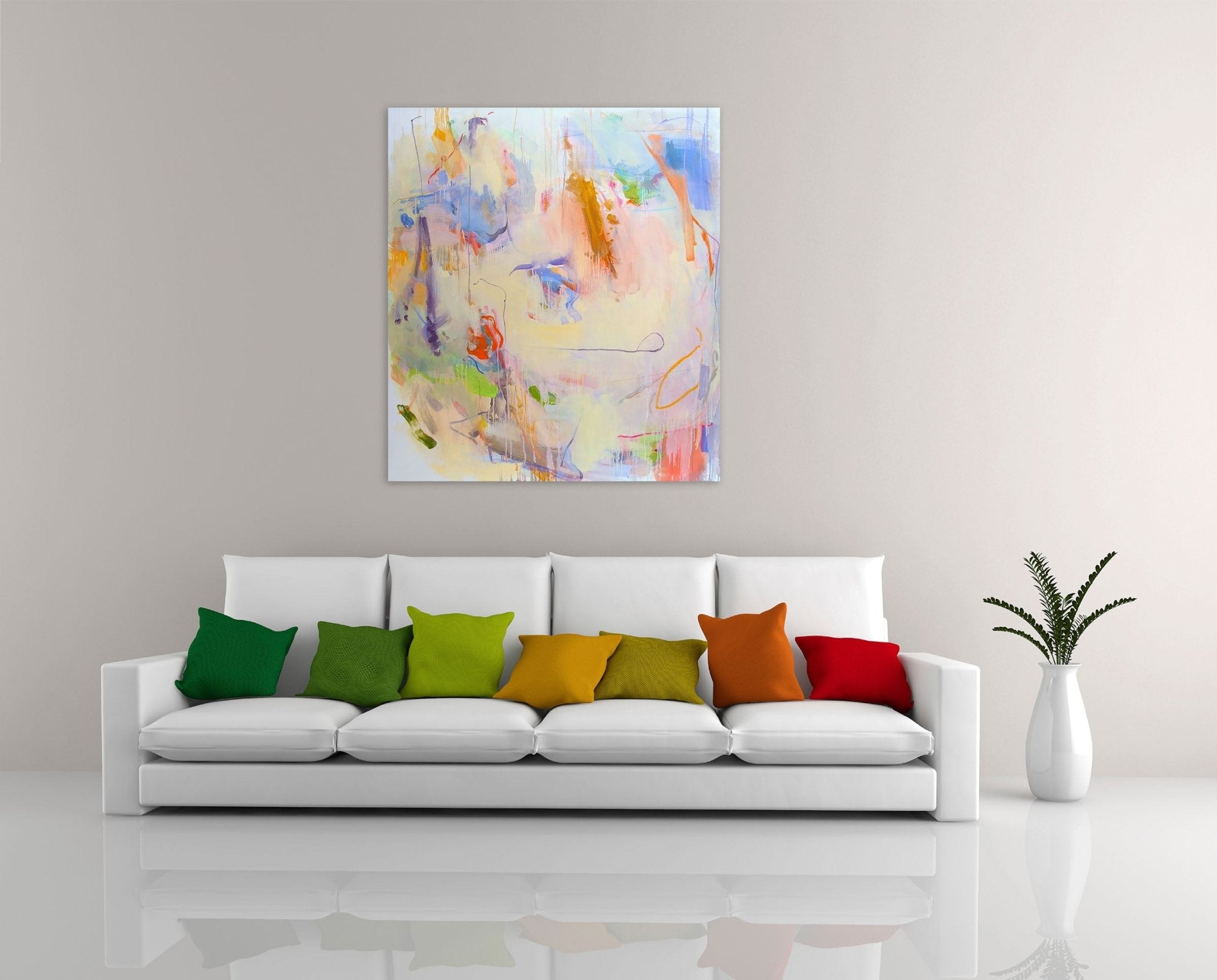 Faded Light - Gina Werfel - Abstract Painting - Ideelart
