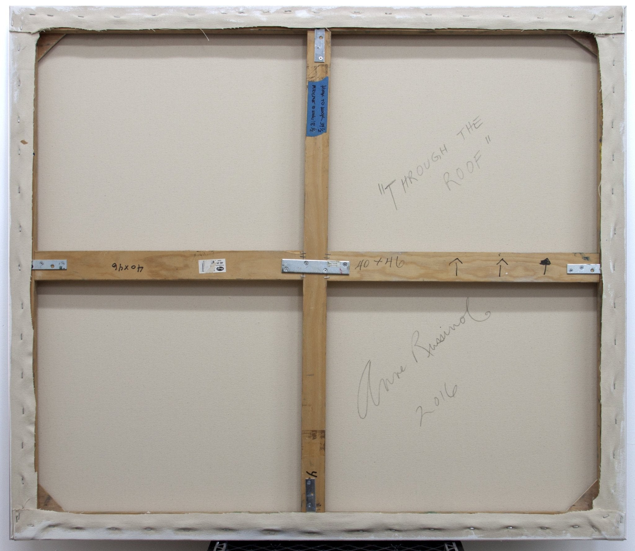 Through the Roof - Anne Russinof - Abstract Painting - Ideelart