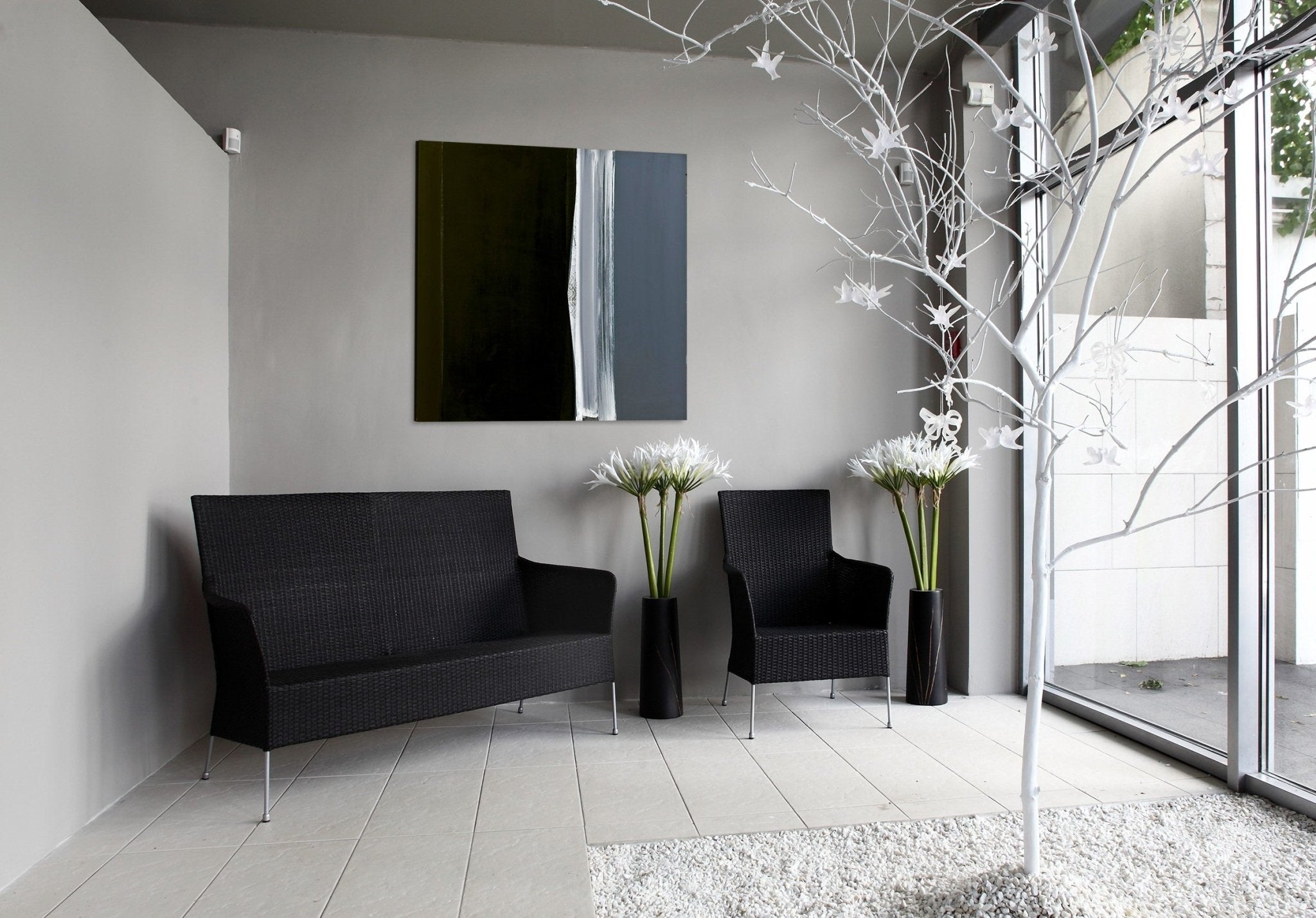 New Wave - Marcy Rosenblat - Abstract Painting - Ideelart