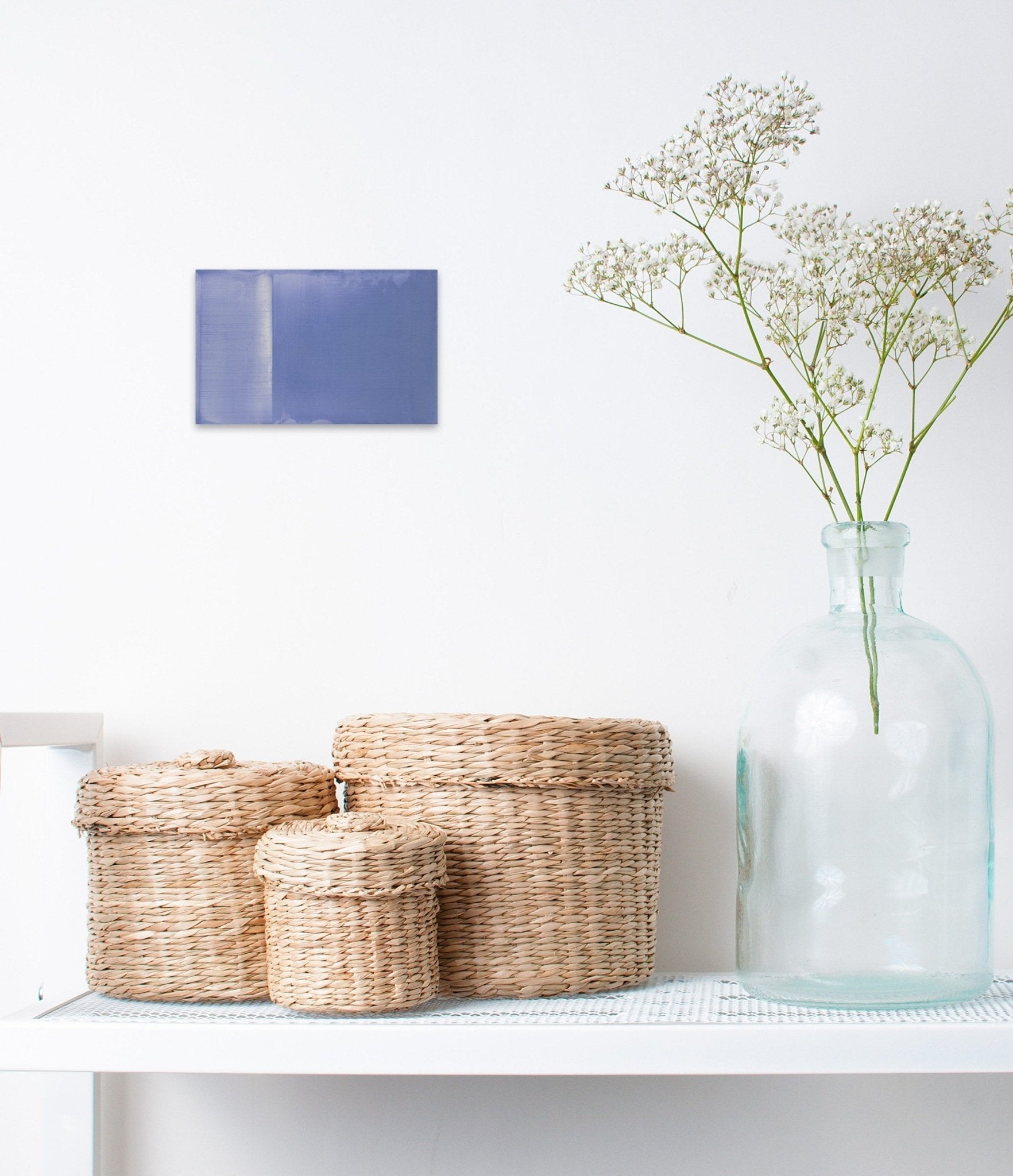 2 colors Shelf Mushroom - Debra Ramsay - Abstract Painting - Ideelart