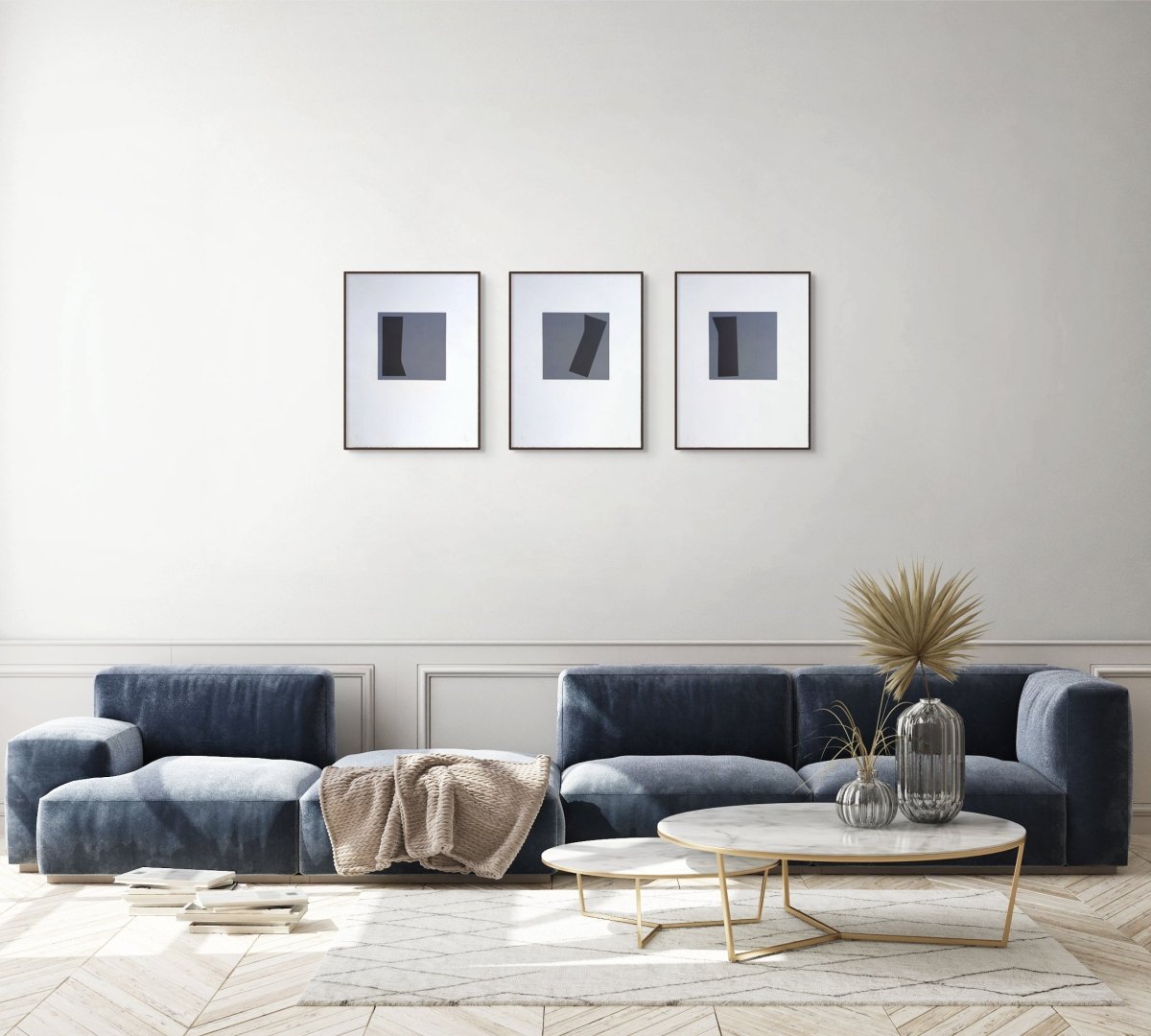 194R704 1 - 2 - 3 - by Pierre Muckensturm - Abstract Prints - Ideelart