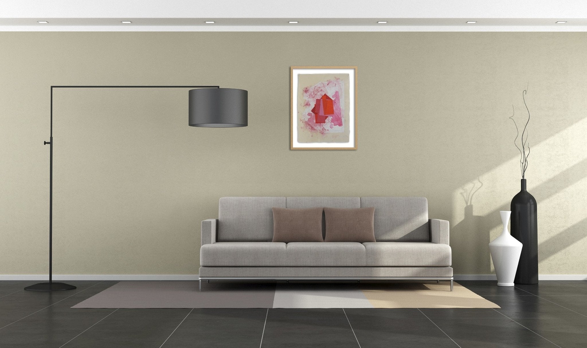 Open Heart - Jean Feinberg - Abstract Painting - Ideelart