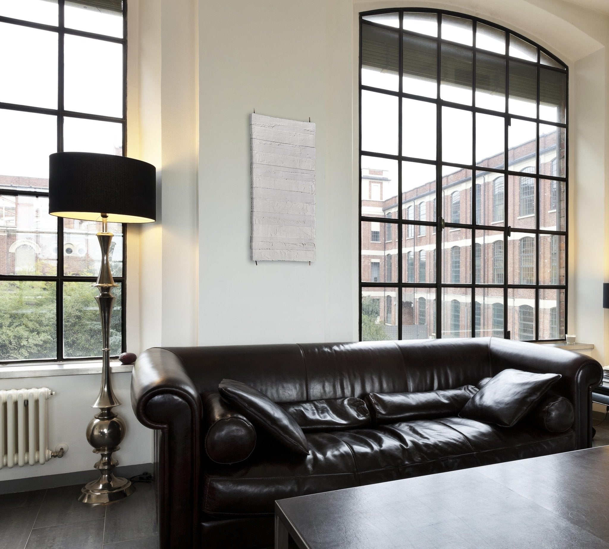 White Stripes - Pierre Auville - Abstract Mixed Media - Ideelart