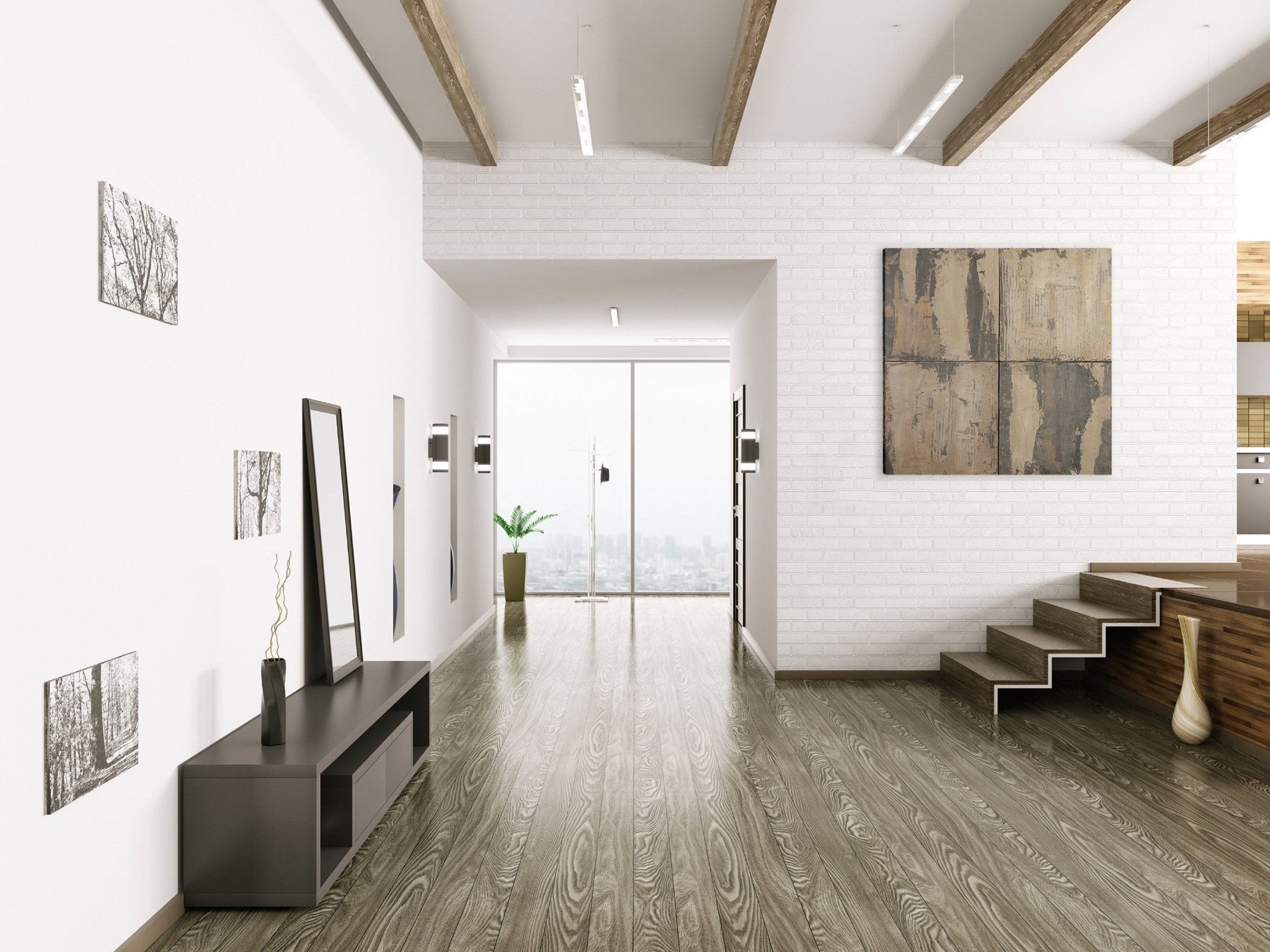 4 Carrés - Pierre Auville - Abstract Mixed Media - Ideelart