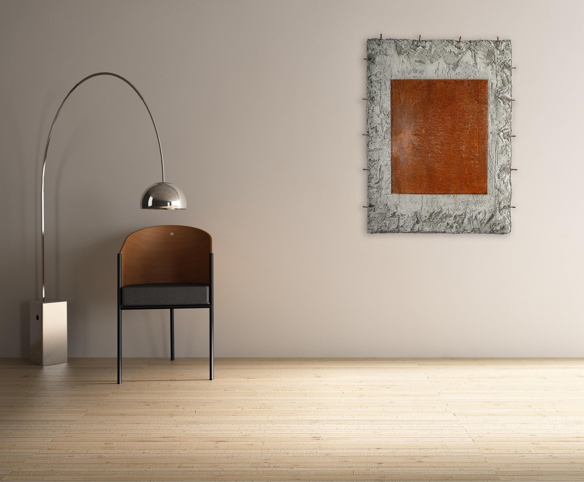 Still Steel - Pierre Auville - Abstract Mixed Media - Ideelart