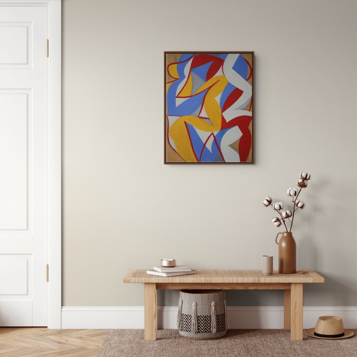 20JU4P-2020 - by Alain Clément - Abstract Painting - Ideelart