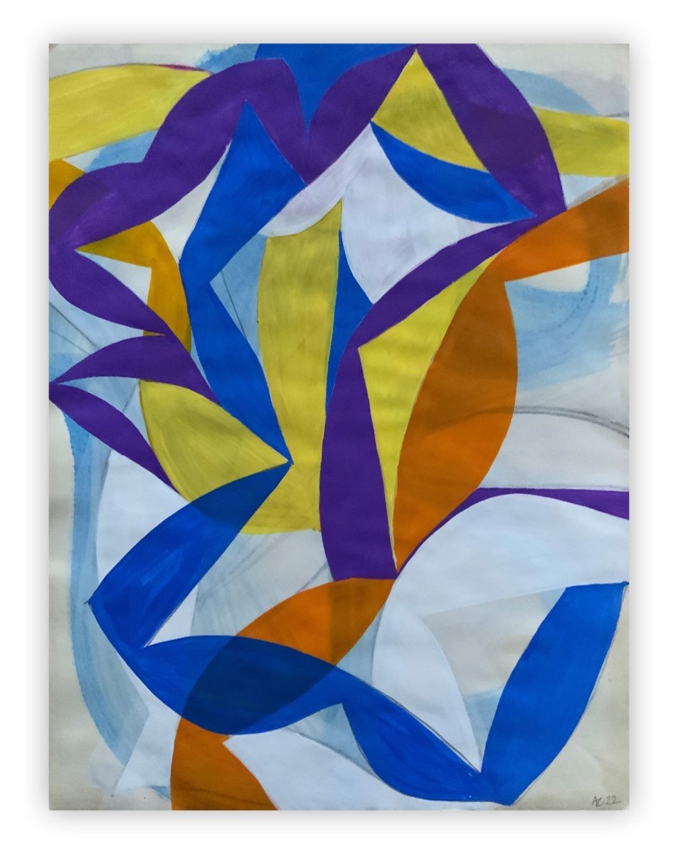 22F2A-2022 - by Alain Clément - Abstract Painting - Ideelart