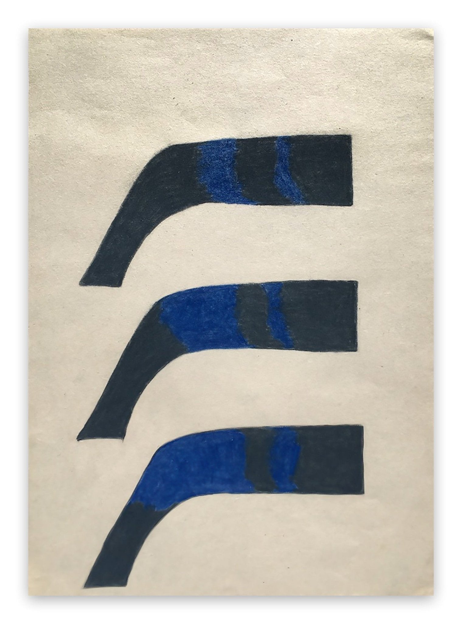 Untitled (Id. 1291) - Fieroza Doorsen - Abstract Painting - Ideelart