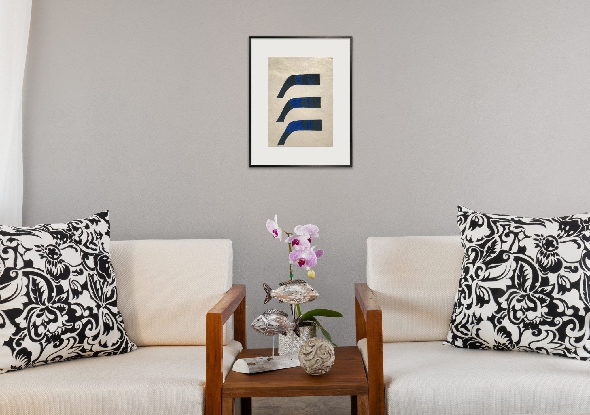 Untitled (Id. 1291) - Fieroza Doorsen - Abstract Painting - Ideelart