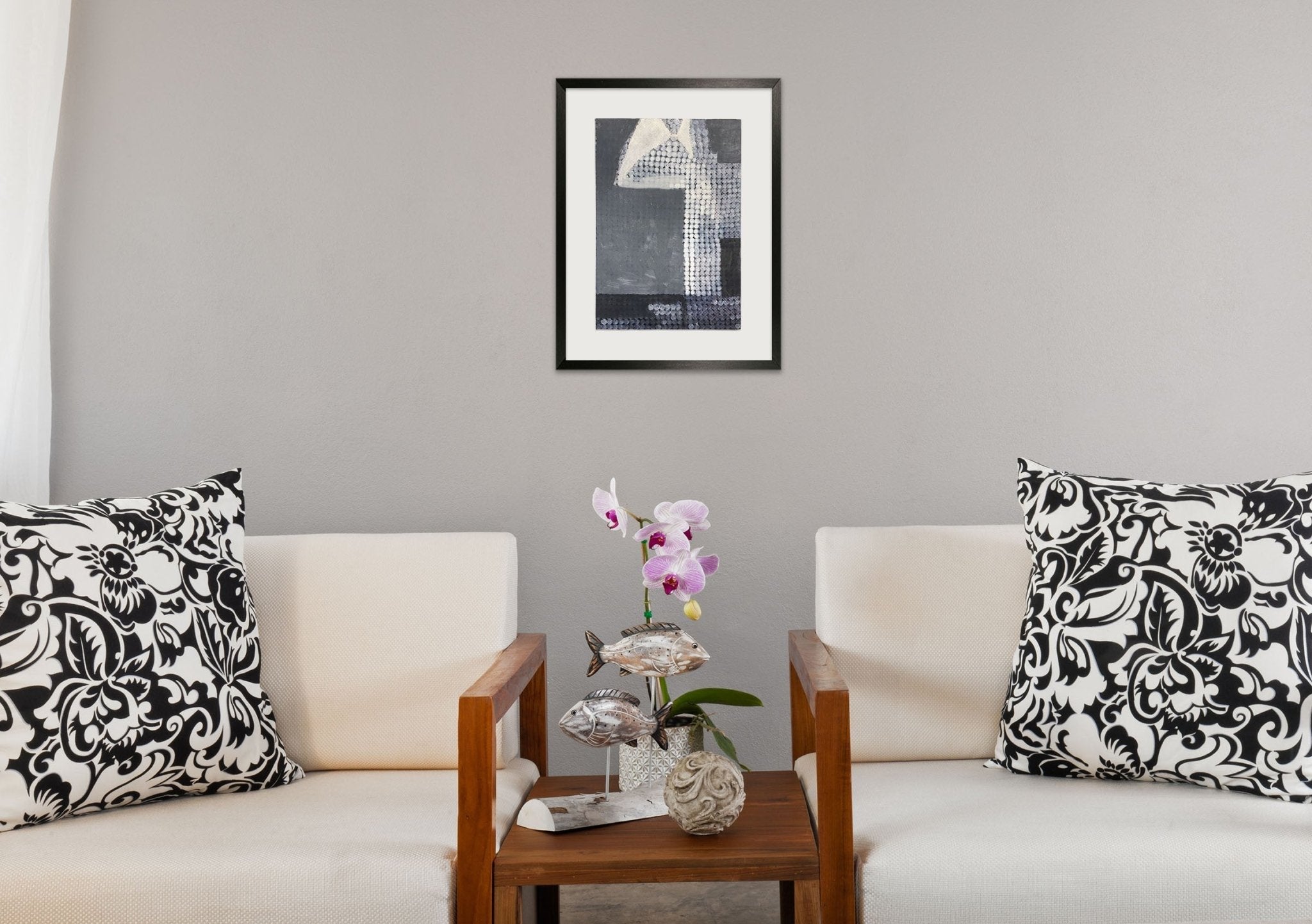 Untitled (Id. 1277) - Fieroza Doorsen - Abstract Painting - Ideelart