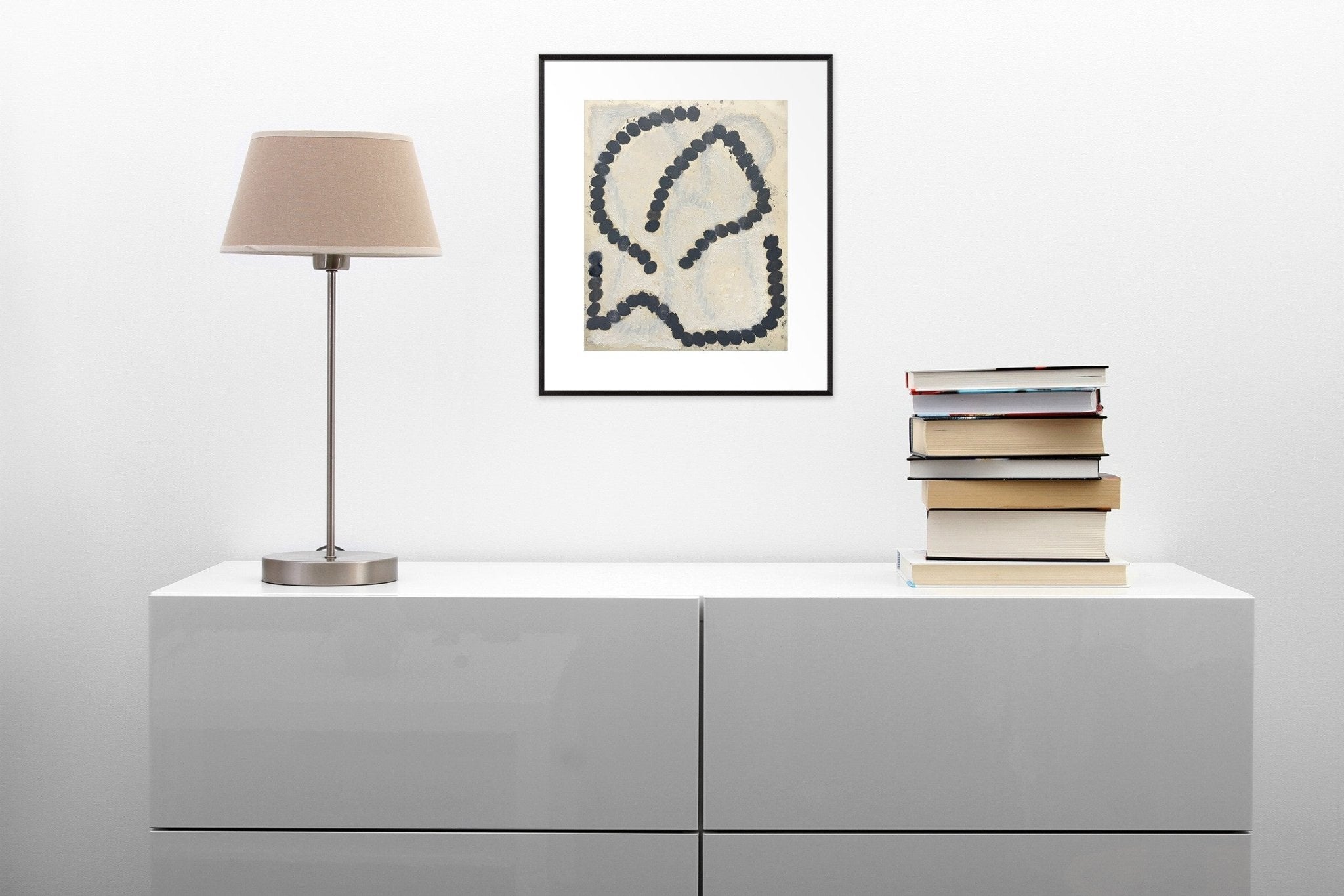 Untitled (Id. 1295) - Fieroza Doorsen - Abstract Painting - Ideelart