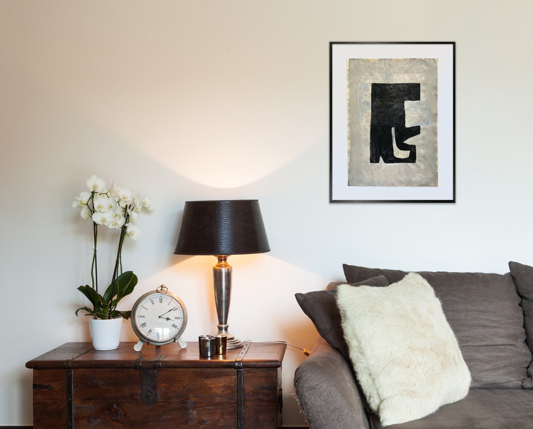 Untitled (Id. 1296) - Fieroza Doorsen - Abstract Painting - Ideelart