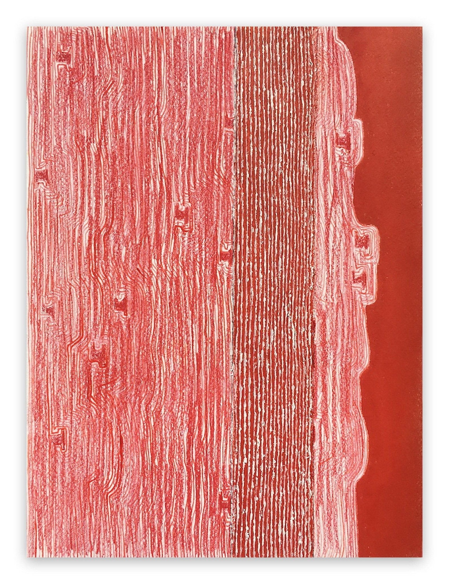 Untitled (Id. 1282) - Fieroza Doorsen - Abstract Painting - Ideelart