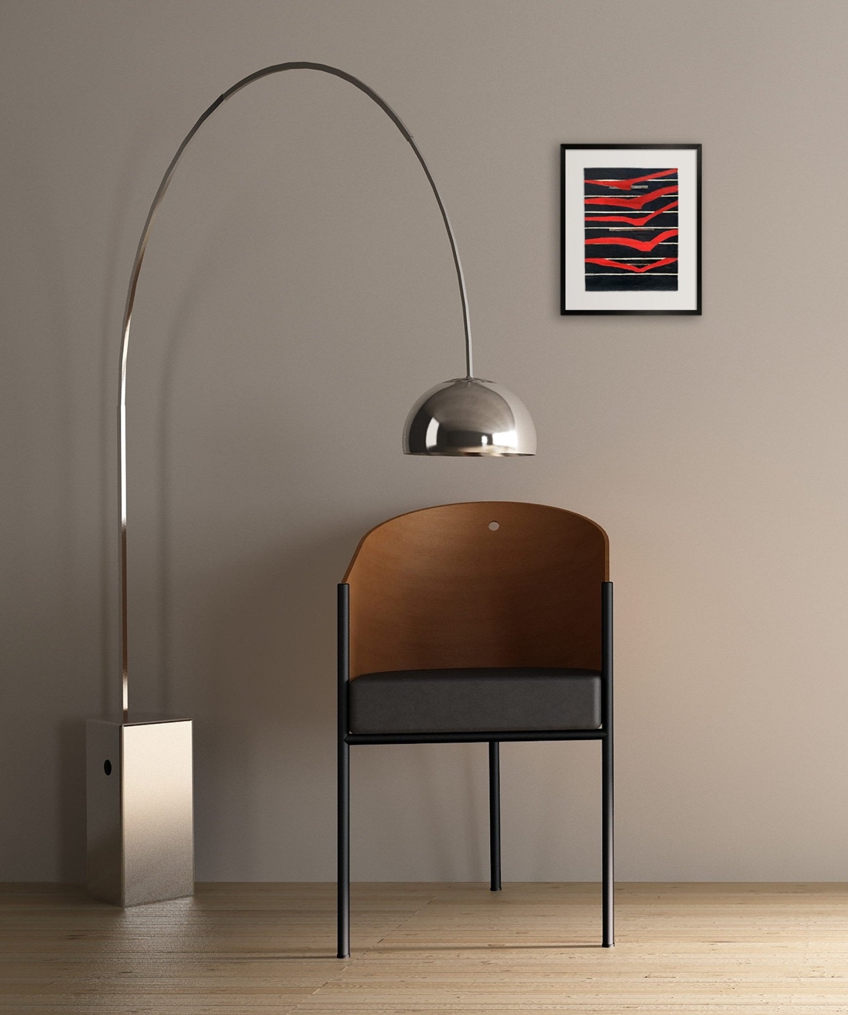 Untitled (Id. 1286) - Fieroza Doorsen - Abstract Painting - Ideelart