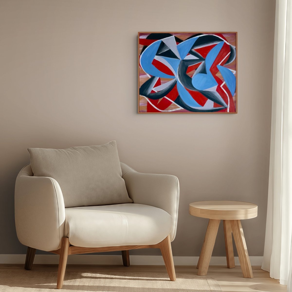 24JU7P-2024 - by Alain Clément - Abstract Painting - Ideelart