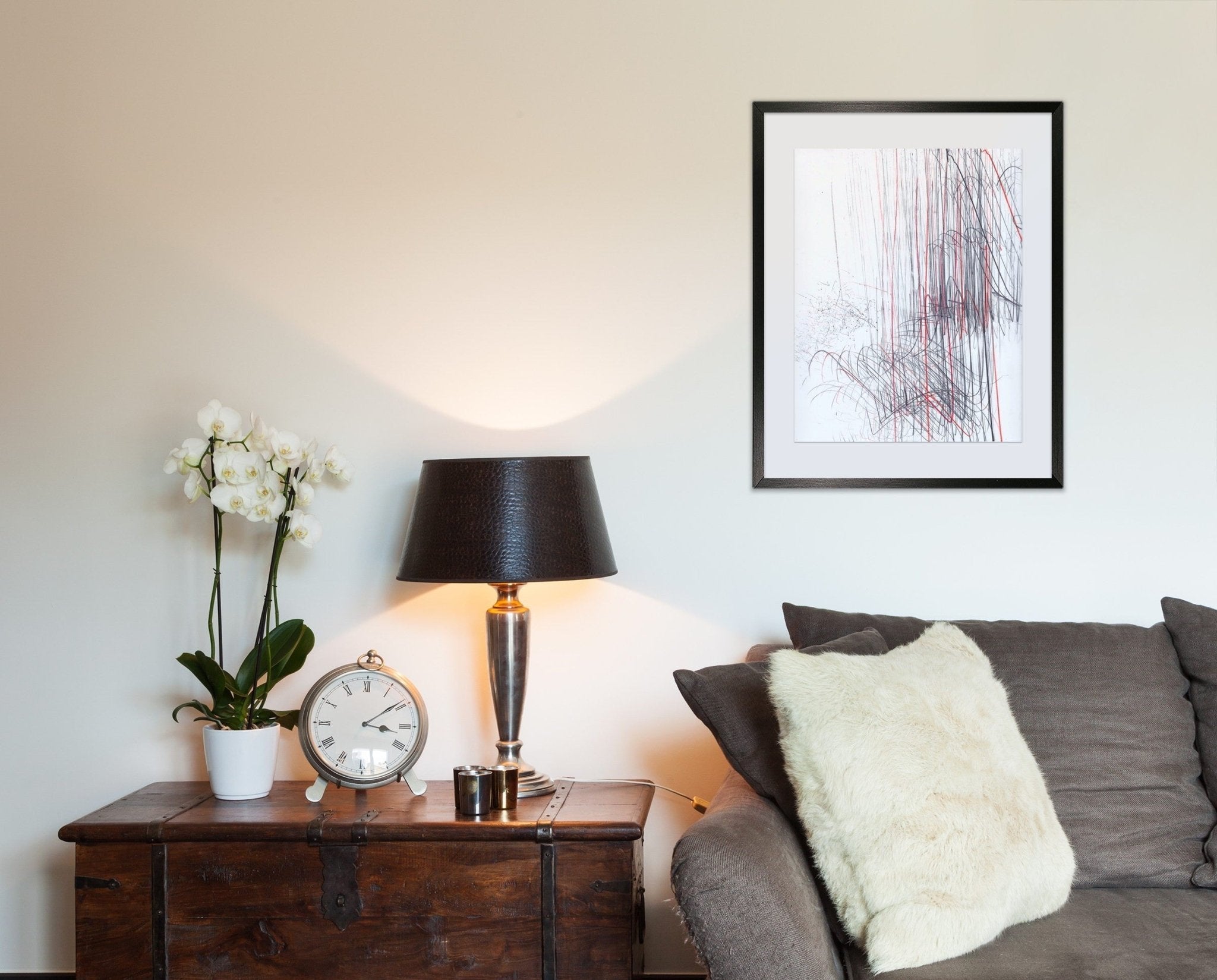 Screech of Ice Series 43 - Jaanika Peerna - Abstract Drawing - Ideelart