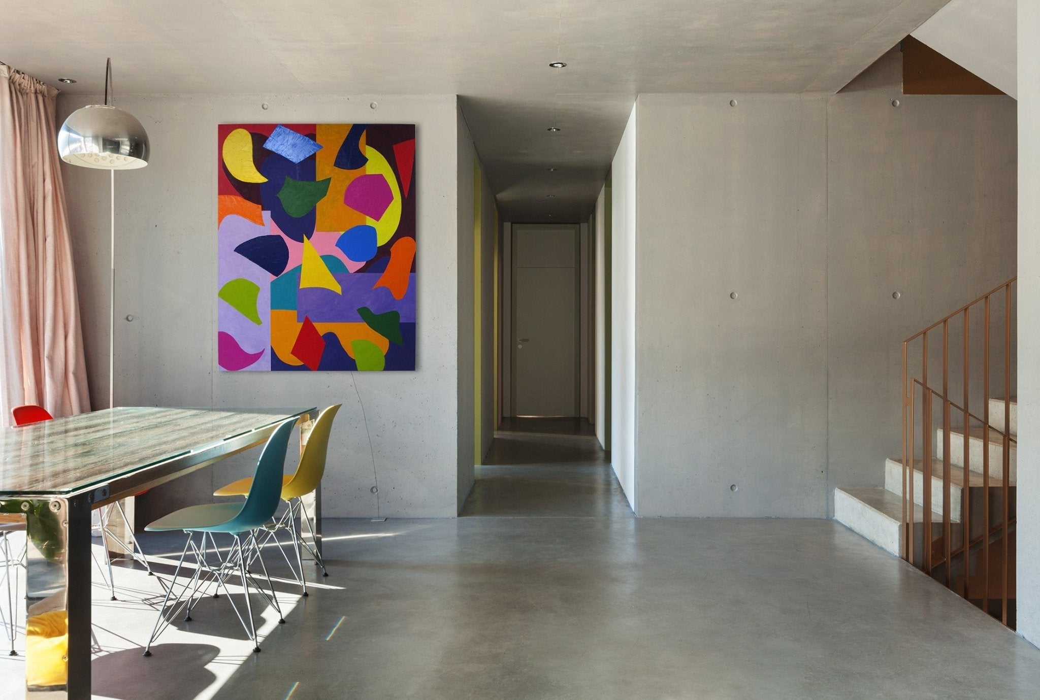 Form and Reform - Dana Gordon - Abstract Painting - Ideelart