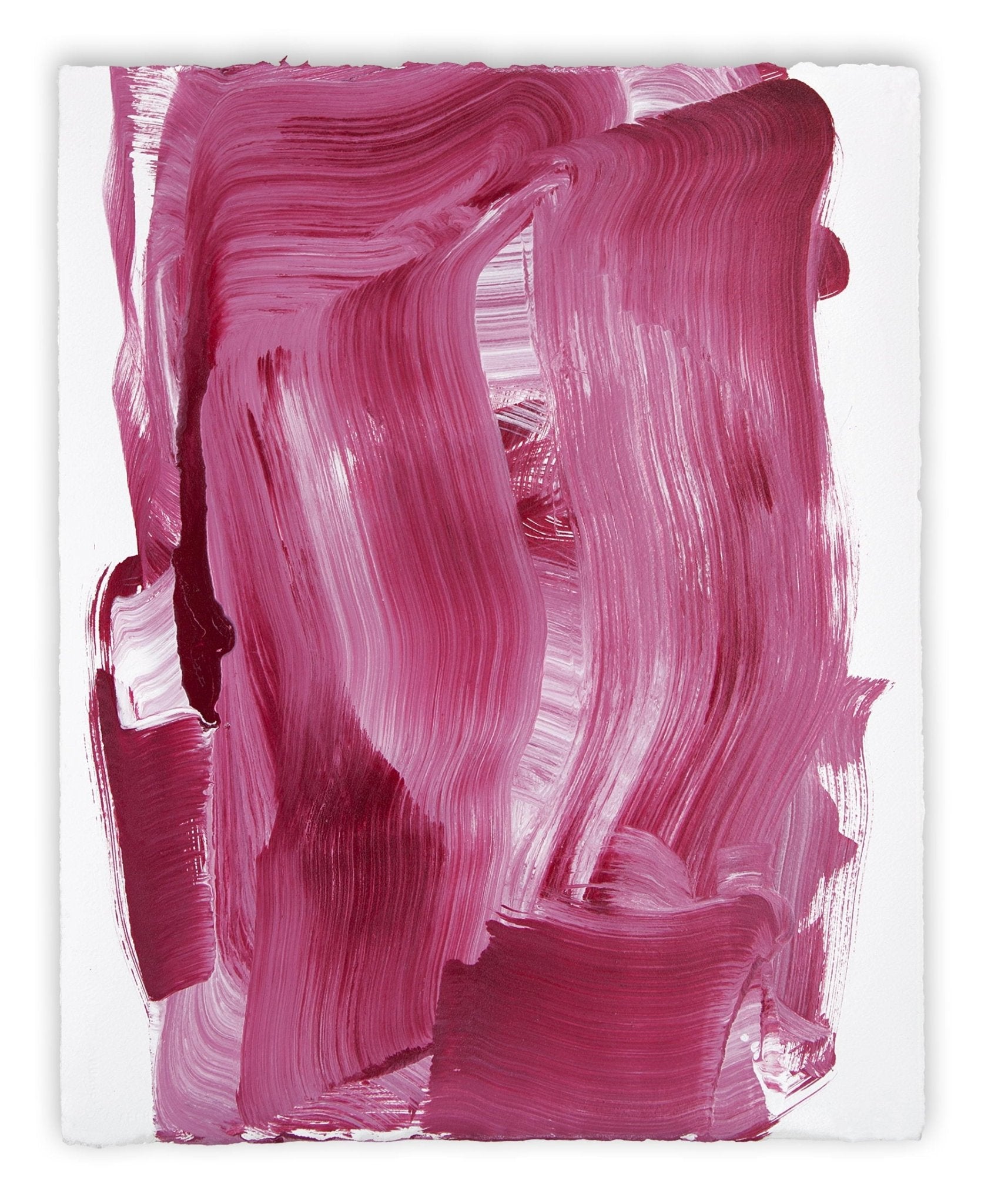 Red Swash - Anne Russinof - Abstract Painting - Ideelart