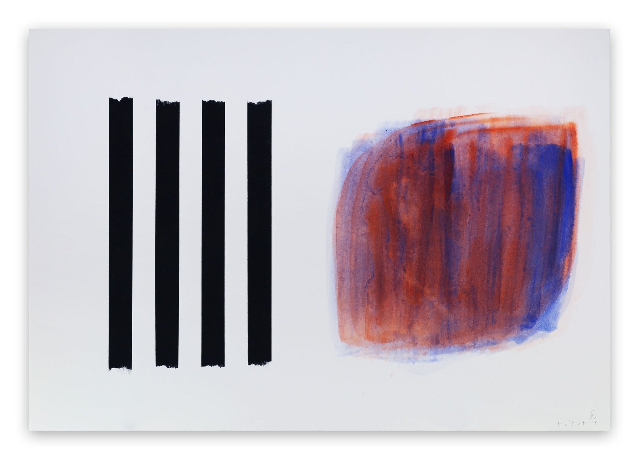 Untitled 3 - Claude Tétot - Abstract Painting - Ideelart