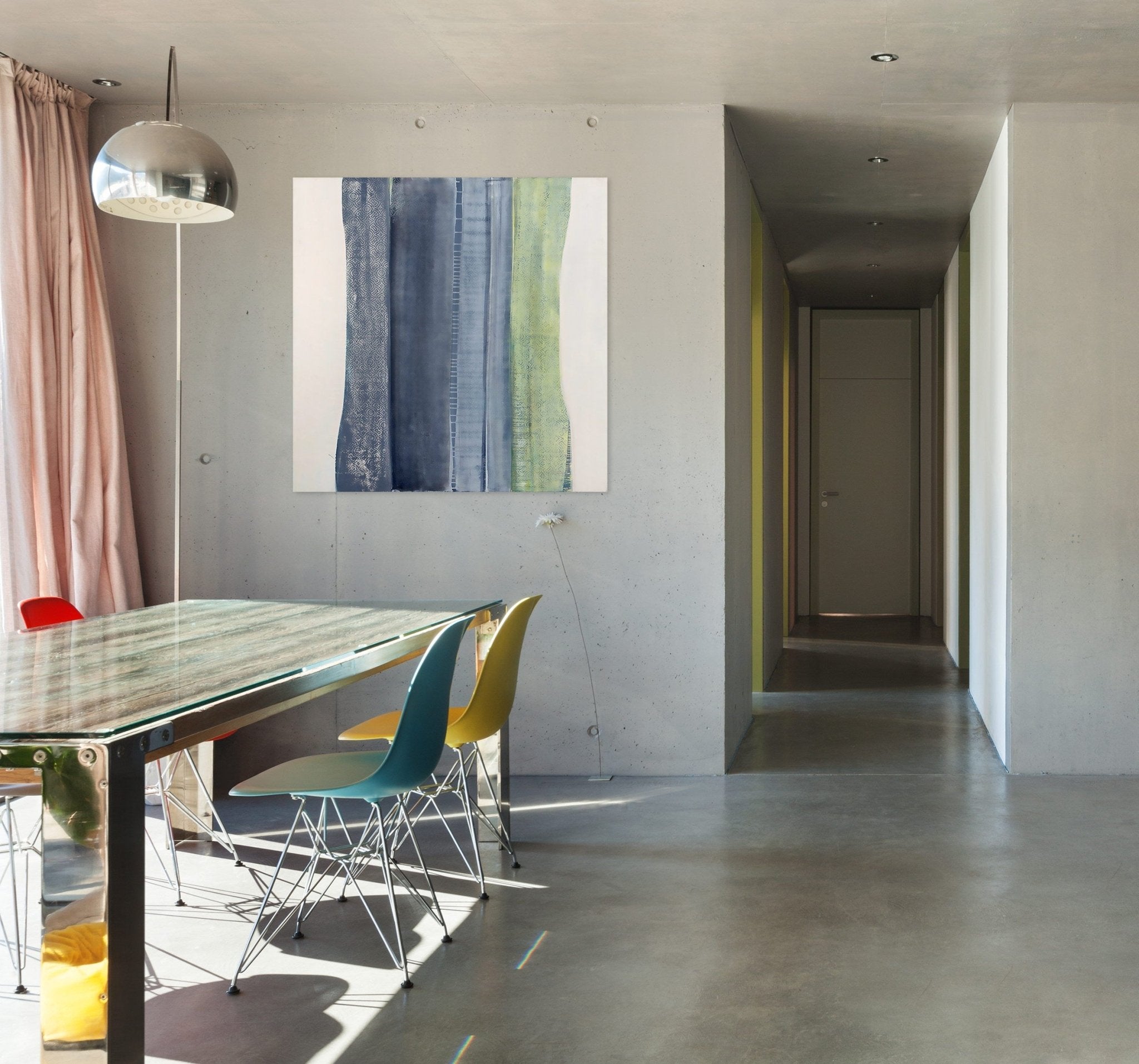 Pillar - Marcy Rosenblat - Abstract Painting - Ideelart