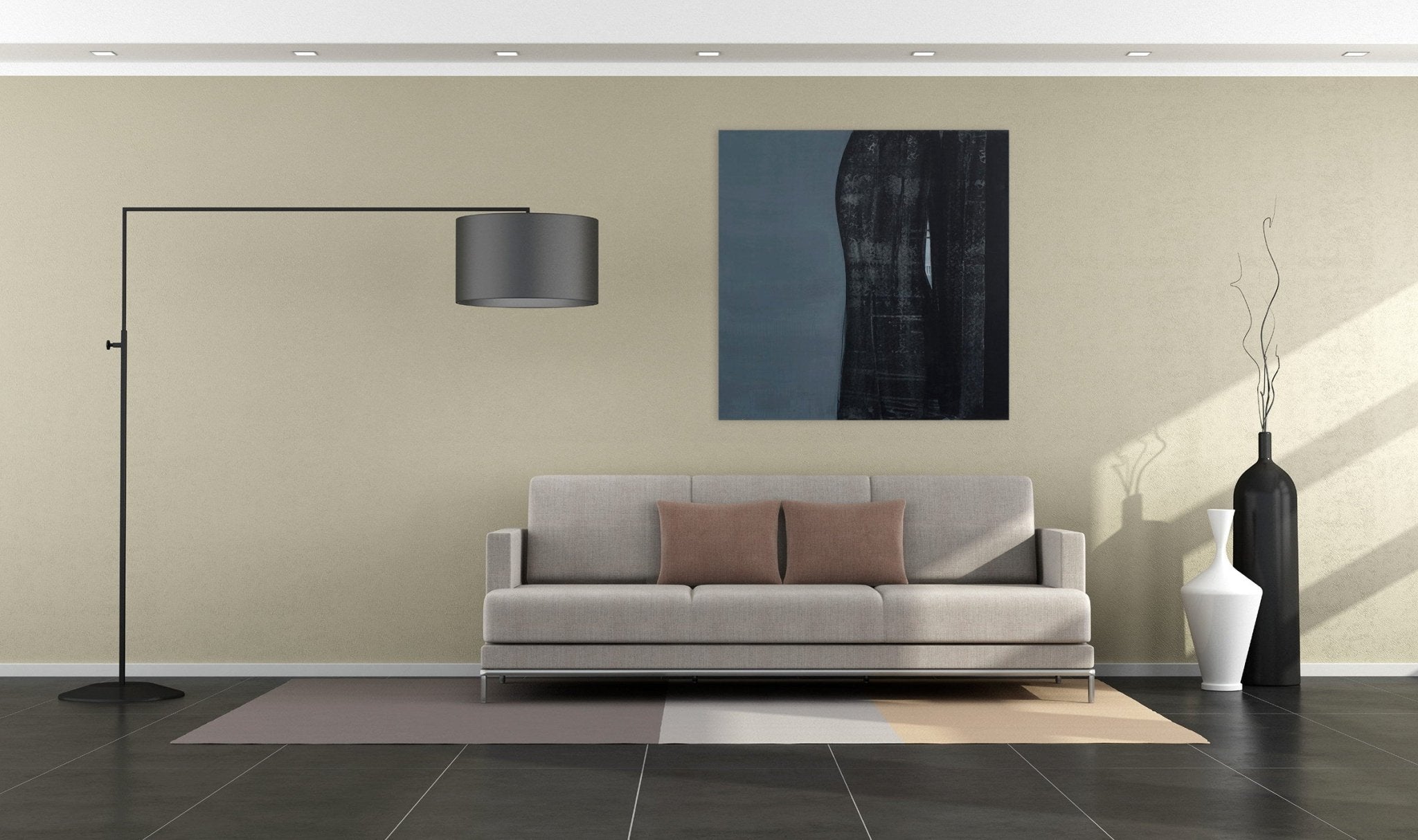 Reveal - Marcy Rosenblat - Abstract Painting - Ideelart