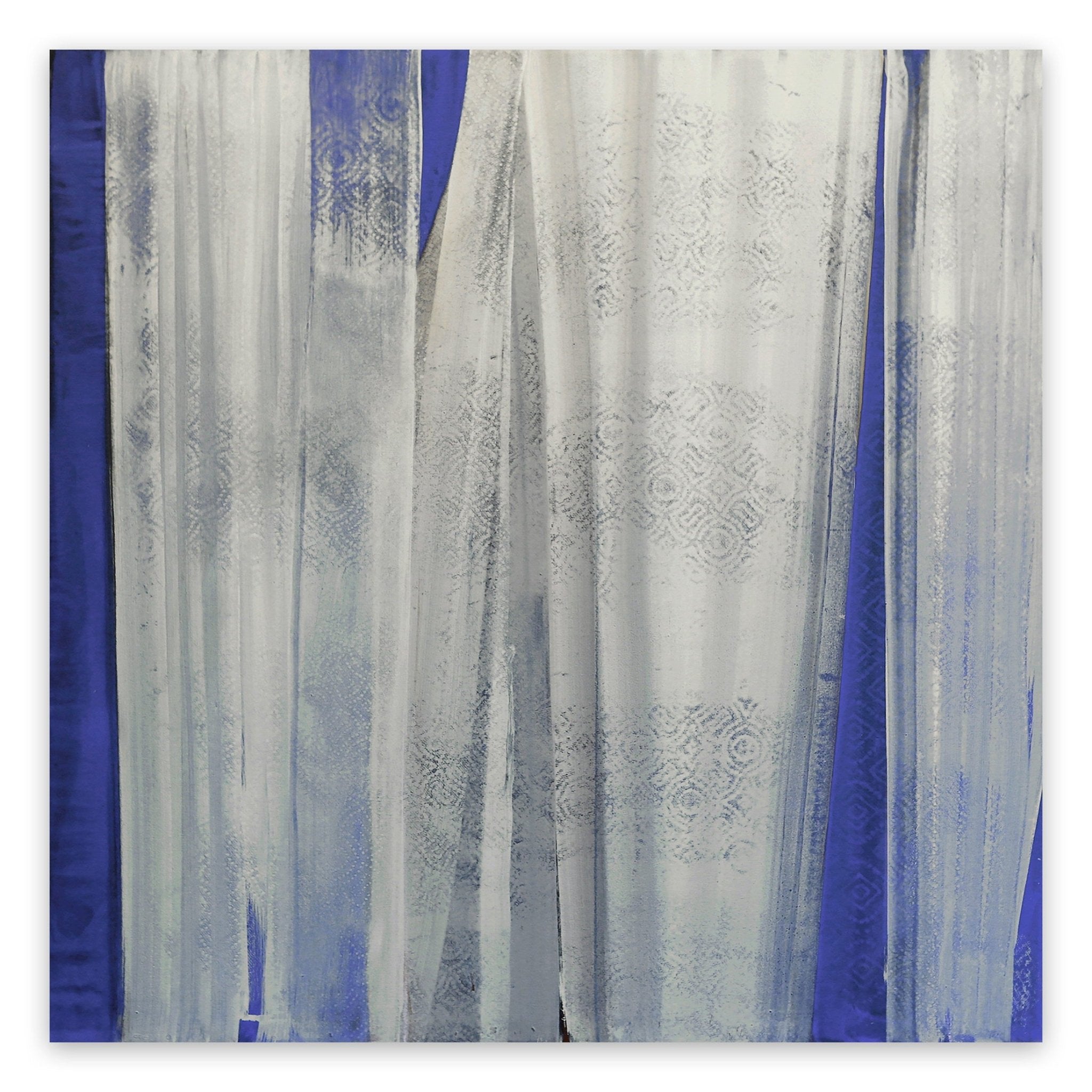 Blue View - Marcy Rosenblat - Abstract Painting - Ideelart