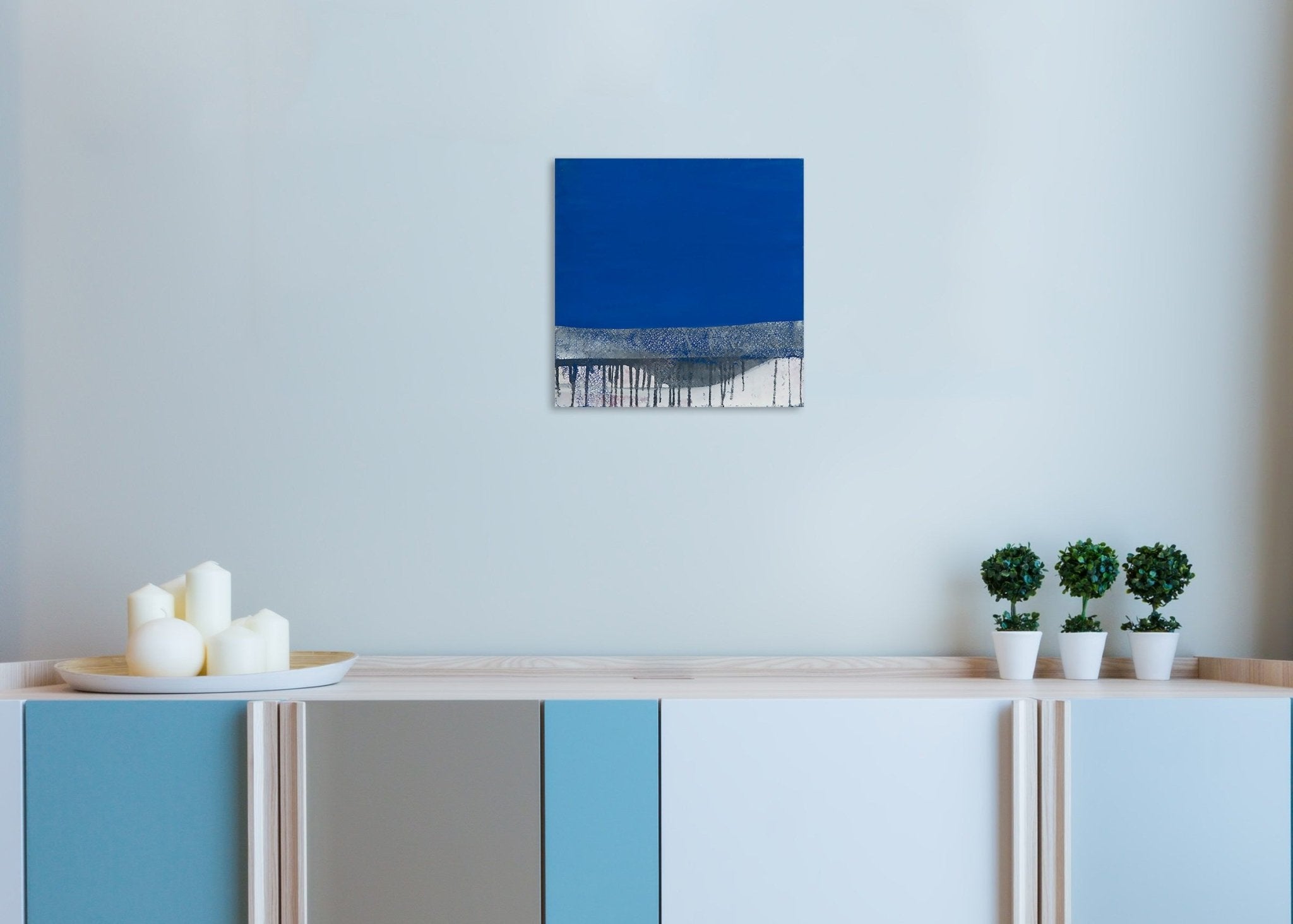 Night Scroll - Marcy Rosenblat - Abstract Painting - Ideelart