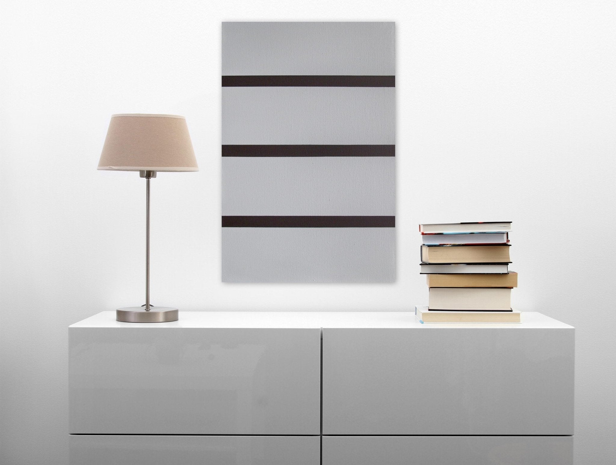 Untitled 1 (grey/brown), 2016 - Daniel Göttin - Abstract Painting - Ideelart