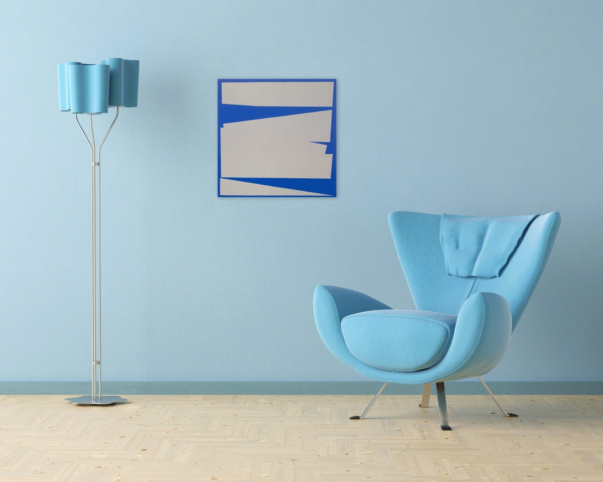 Cut - up Canvas I.4 - Ulla Pedersen - Abstract Painting - Ideelart