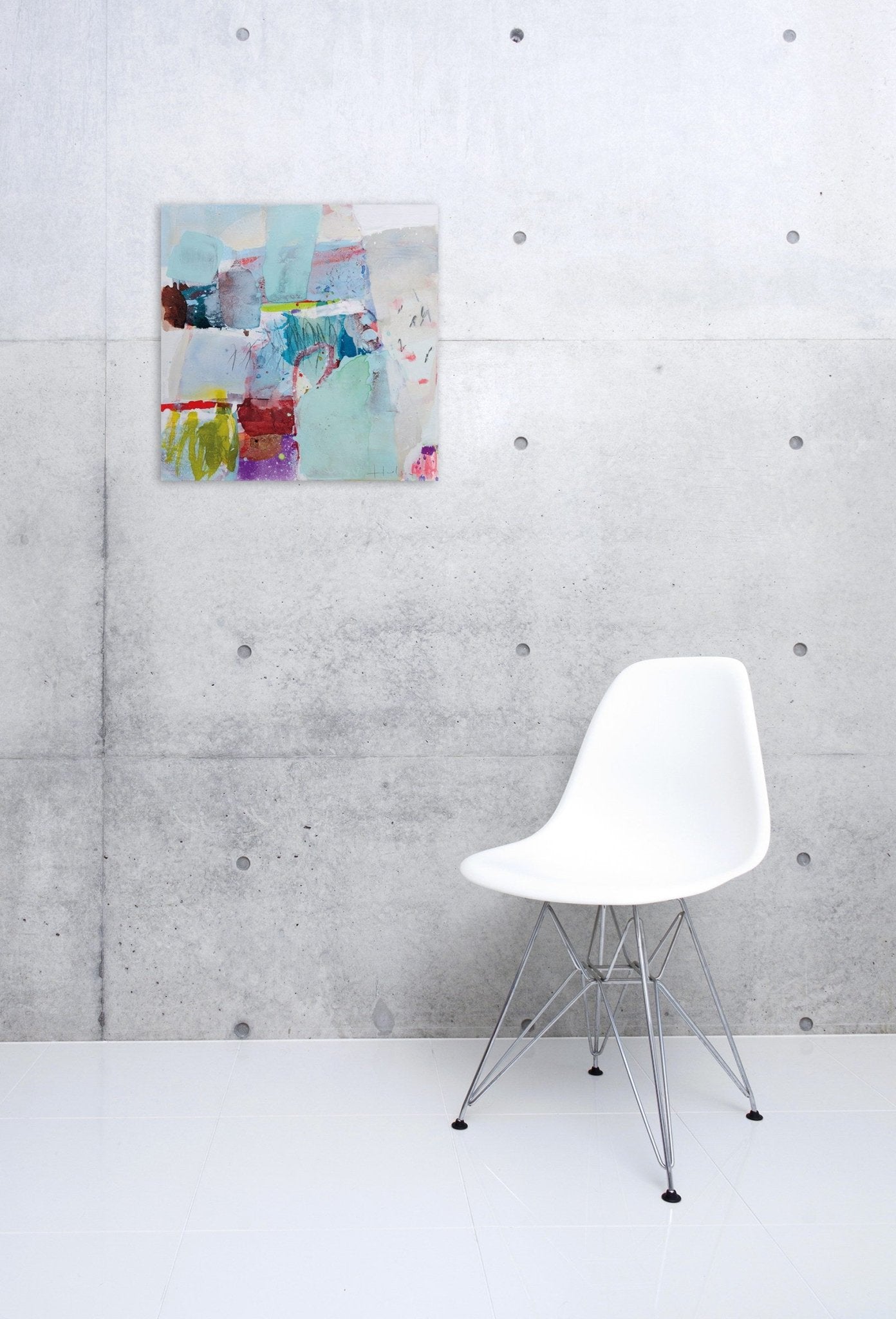 Poésie du printemps - Greet Helsen - Abstract Painting - Ideelart