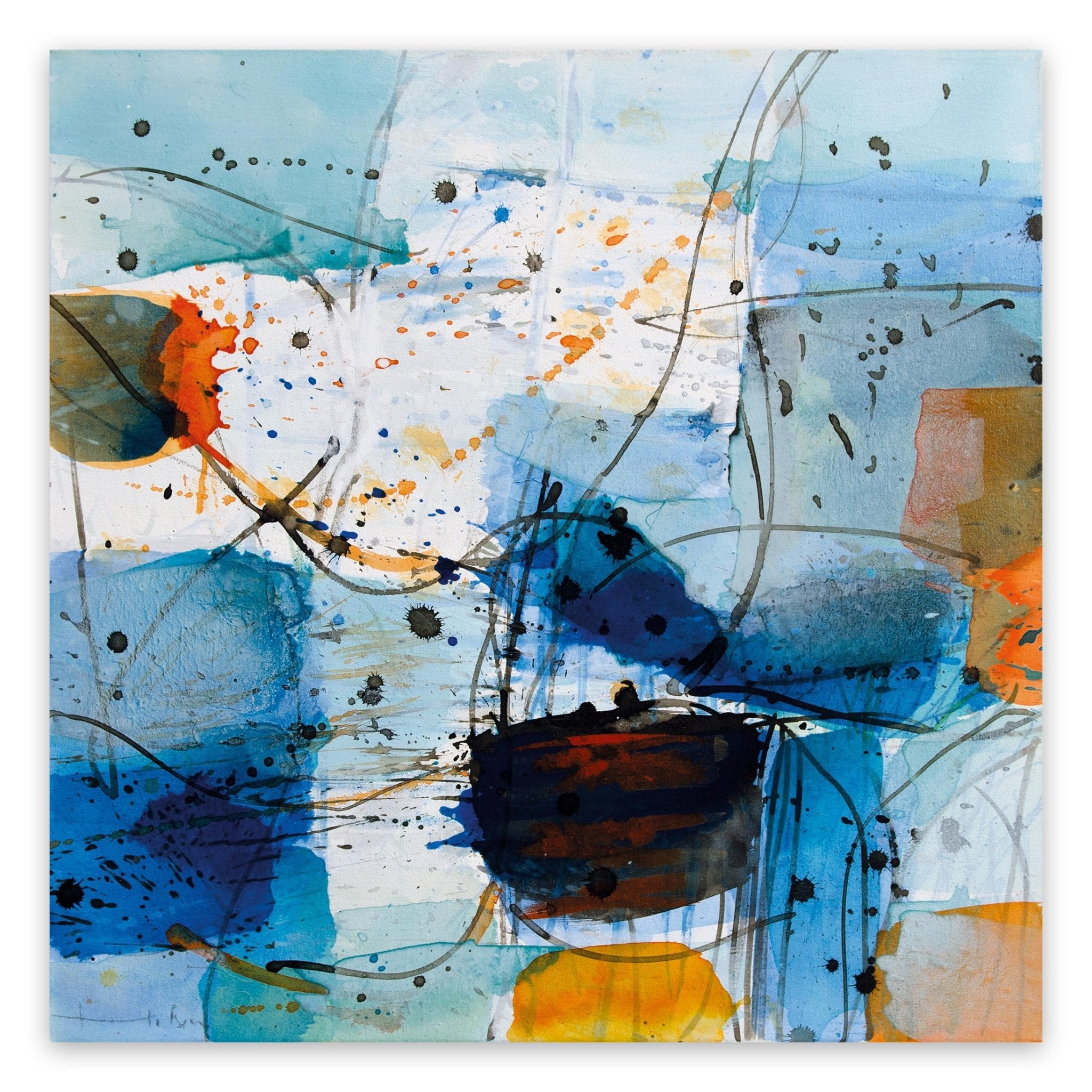 Ohne Titel - Greet Helsen - Abstract Painting - Ideelart