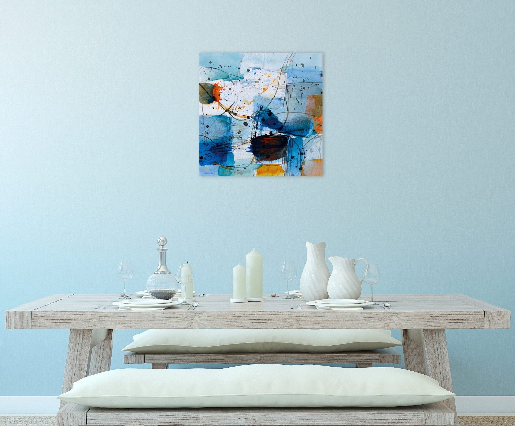 Ohne Titel - Greet Helsen - Abstract Painting - Ideelart