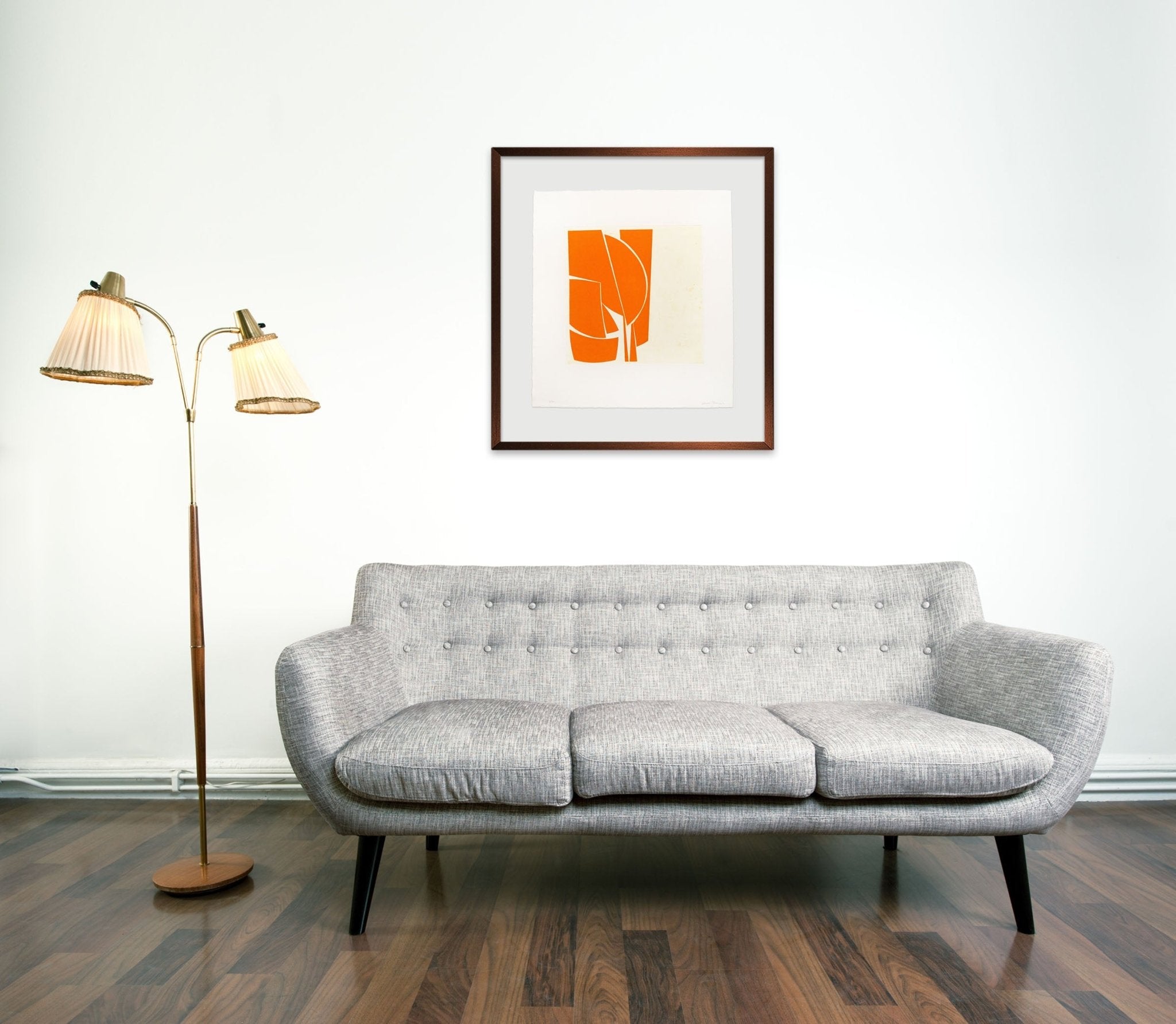 Covers 1 Orange - Joanne Freeman - Abstract Prints - Ideelart