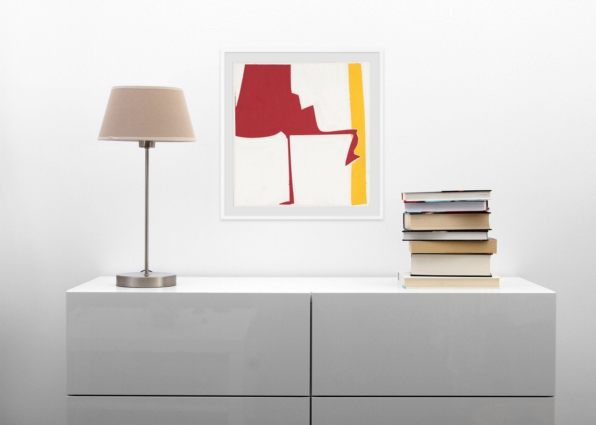 Covers 13 - Red Yellow - Joanne Freeman - Abstract Painting - Ideelart