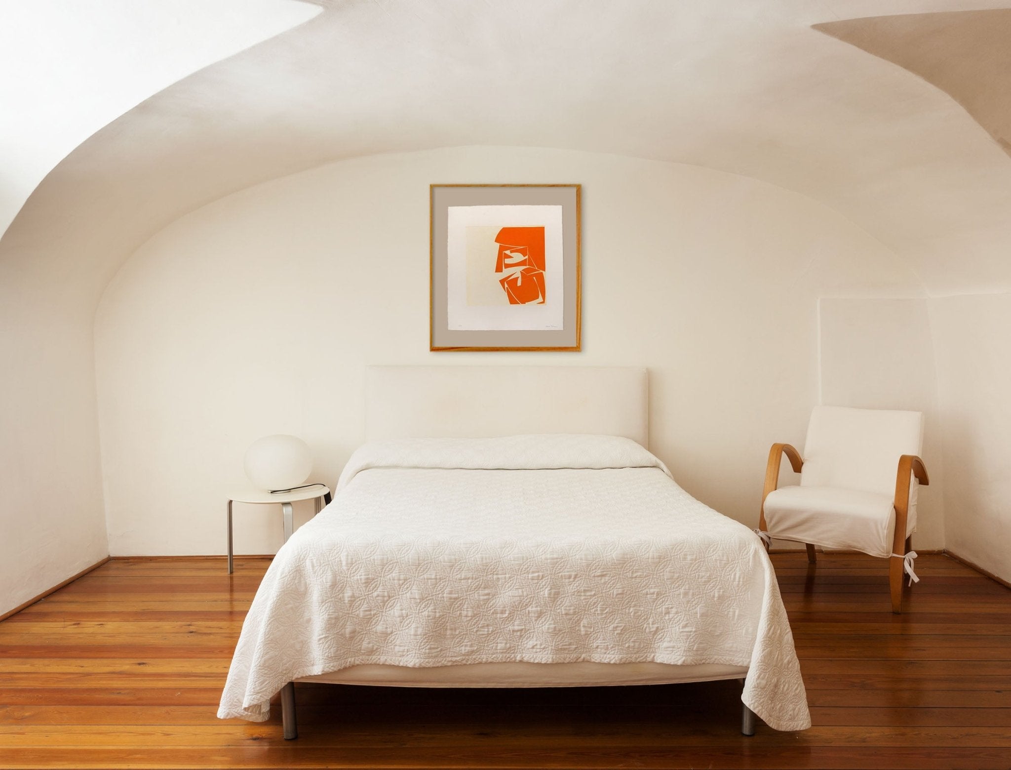 Covers 3 Orange - Joanne Freeman - Abstract Prints - Ideelart