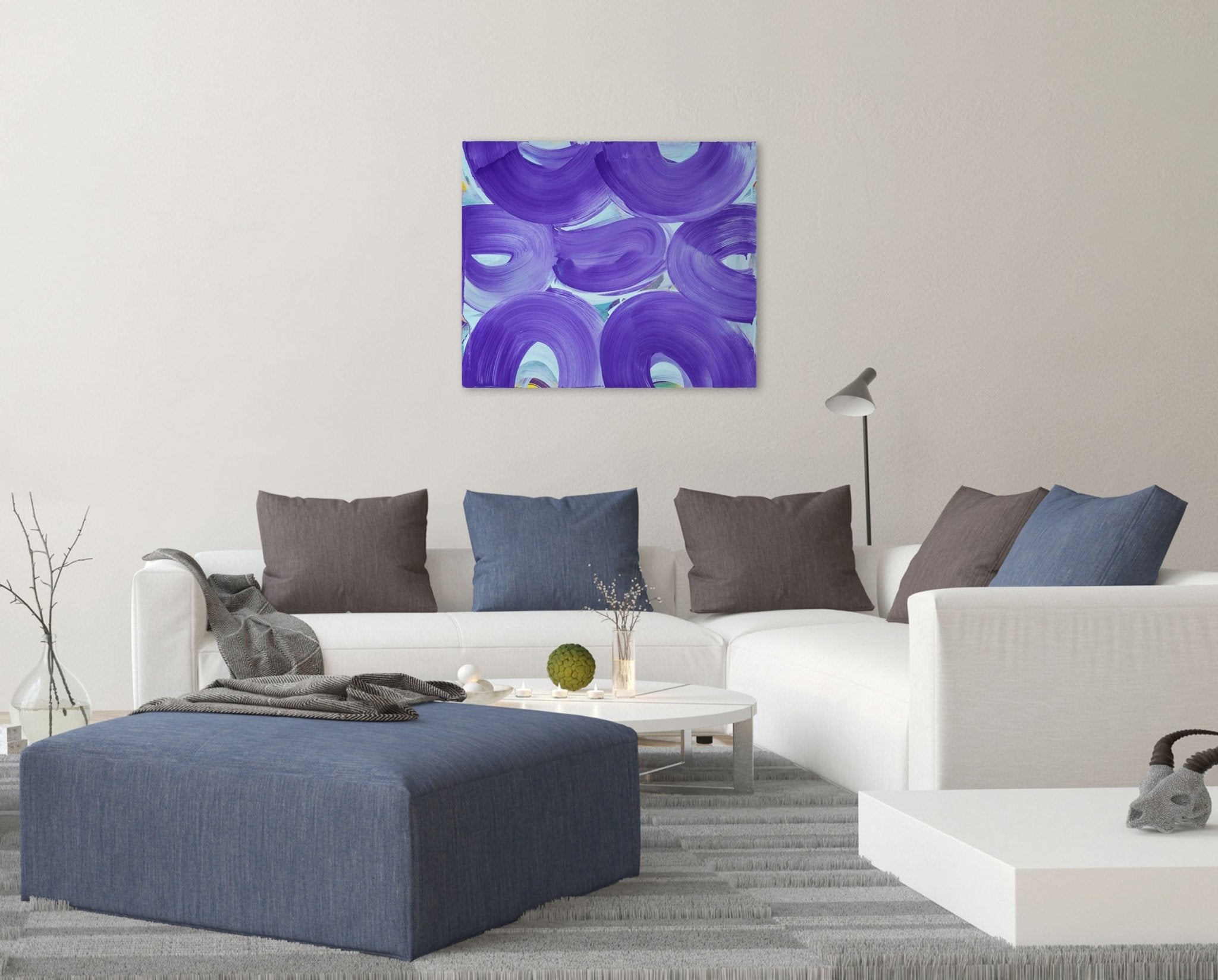 Nightshade - Anne Russinof - Abstract Painting - Ideelart