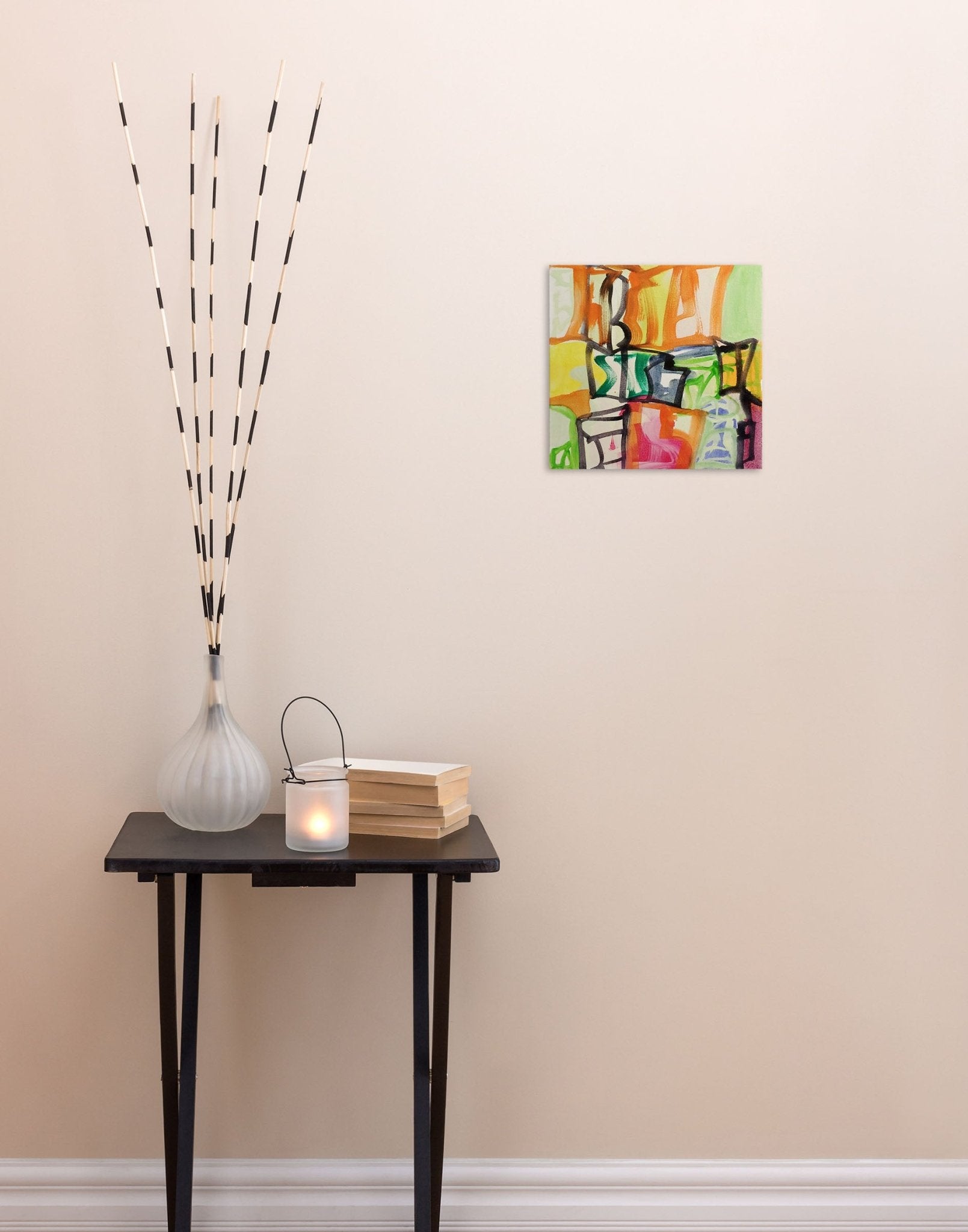 Capital B - Melissa Meyer - Abstract Painting - Ideelart