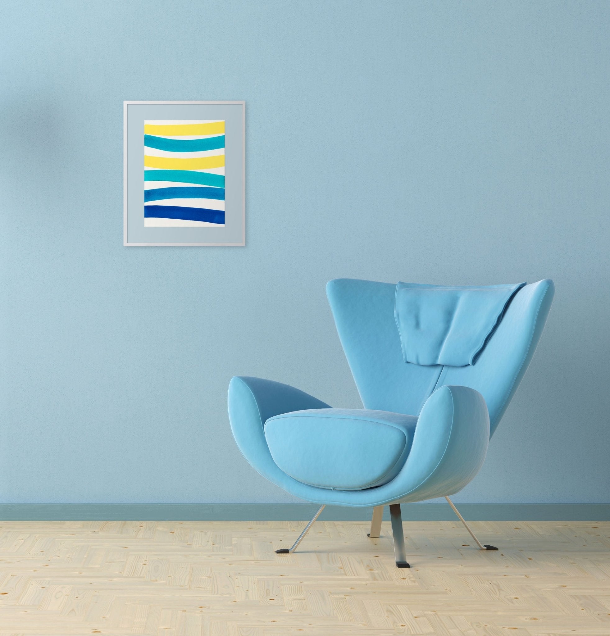 Wave - Kim Uchiyama - Abstract Painting - Ideelart