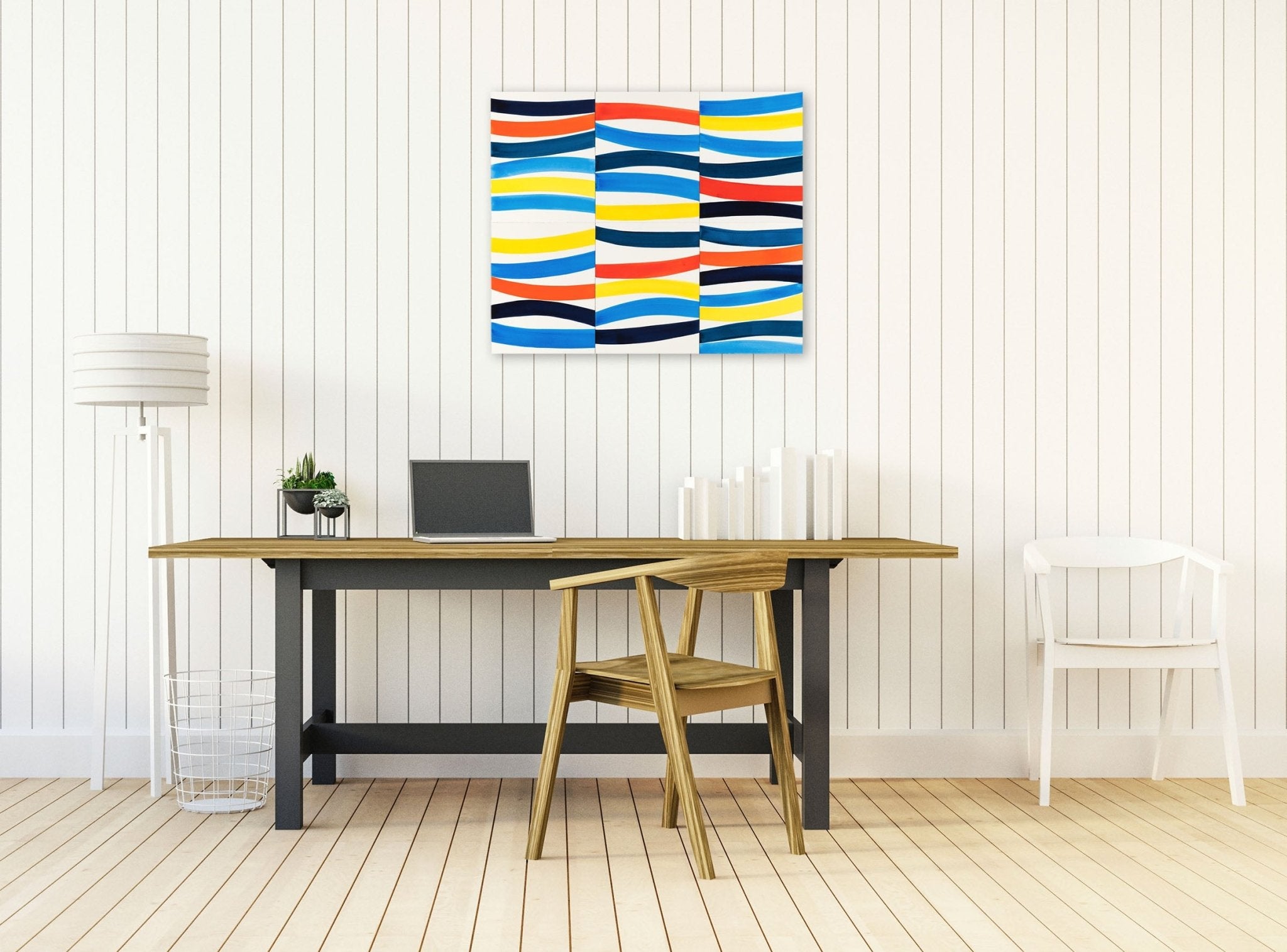 Waterway II - Kim Uchiyama - Abstract Painting - Ideelart