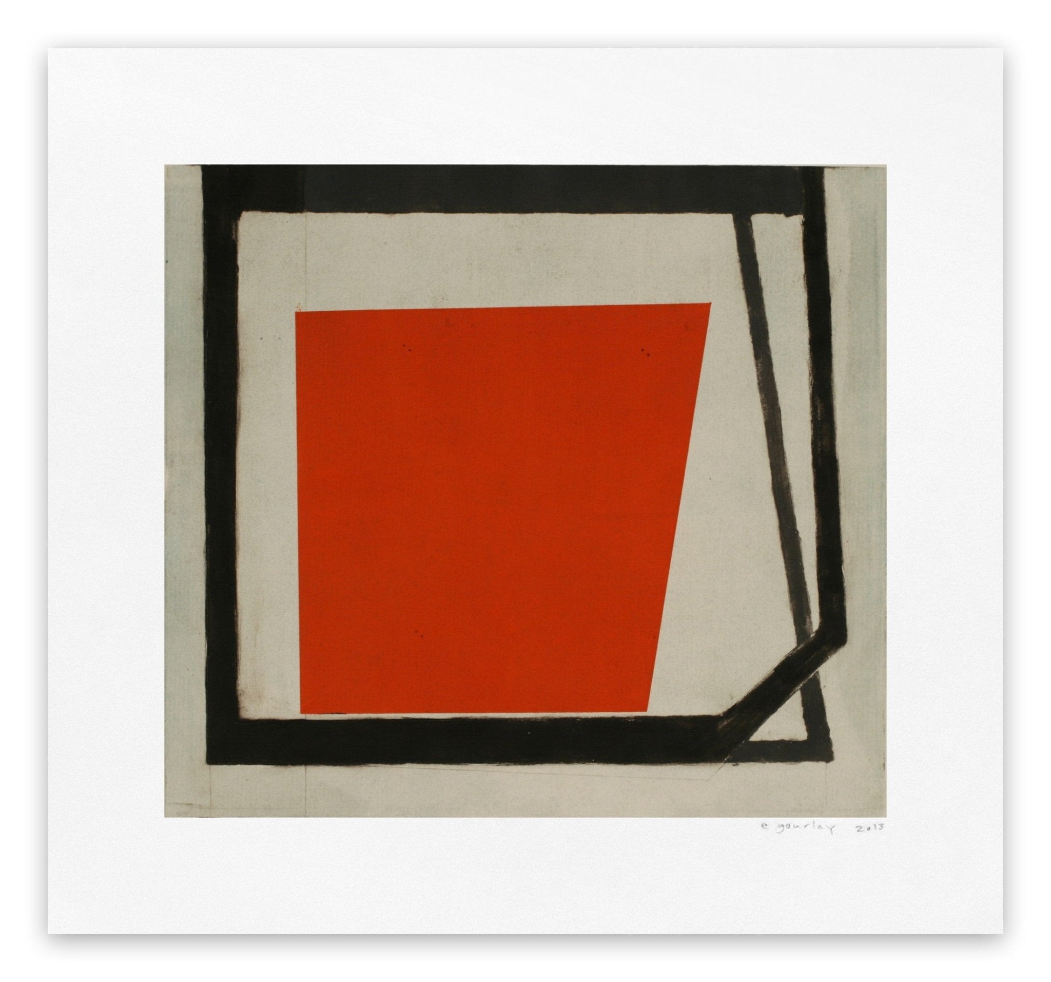 Winter tulip 2 - Elizabeth Gourlay - Abstract Prints - Ideelart