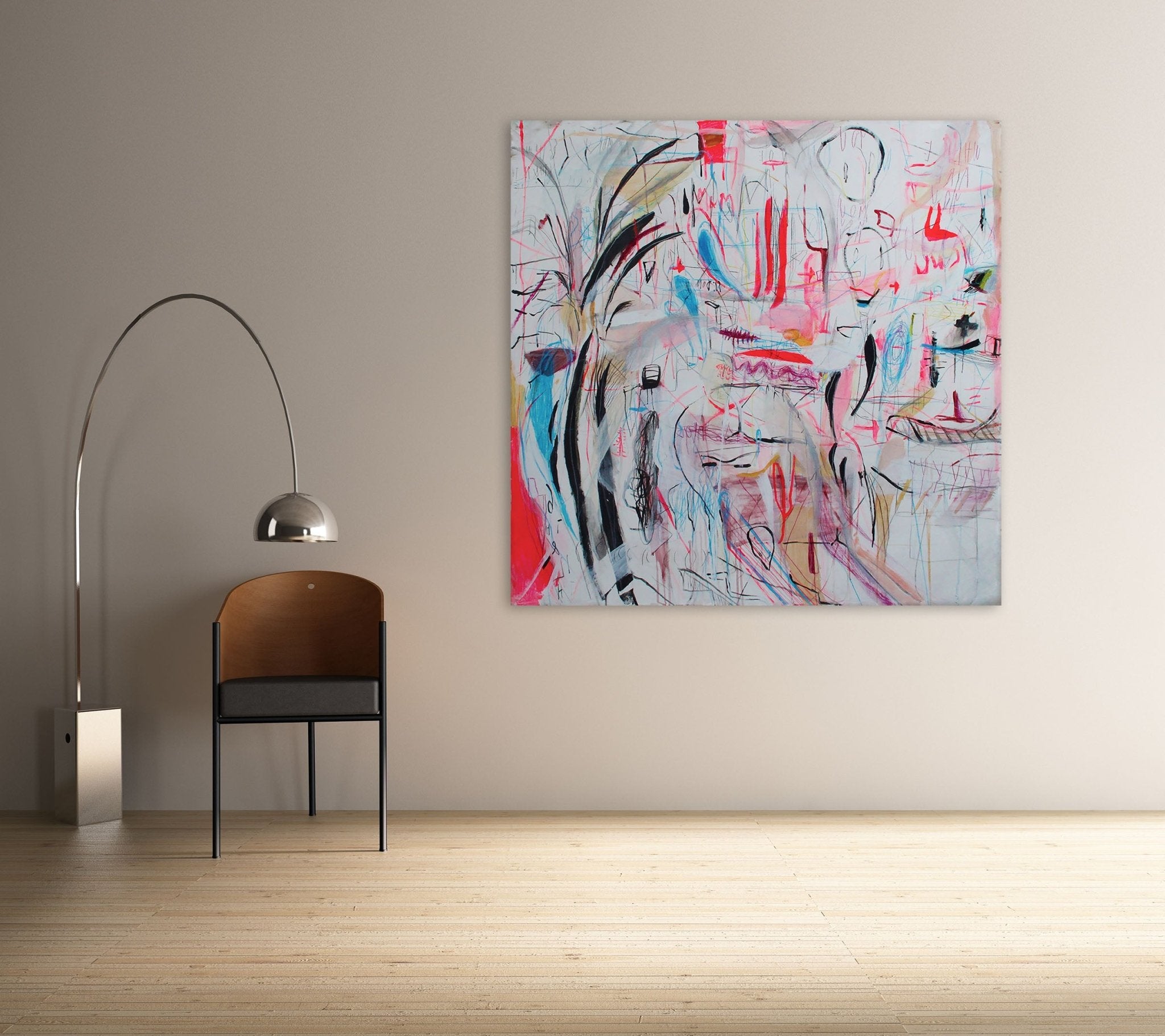 Gifts on Sixth - Macha Poynder - Abstract Painting - Ideelart